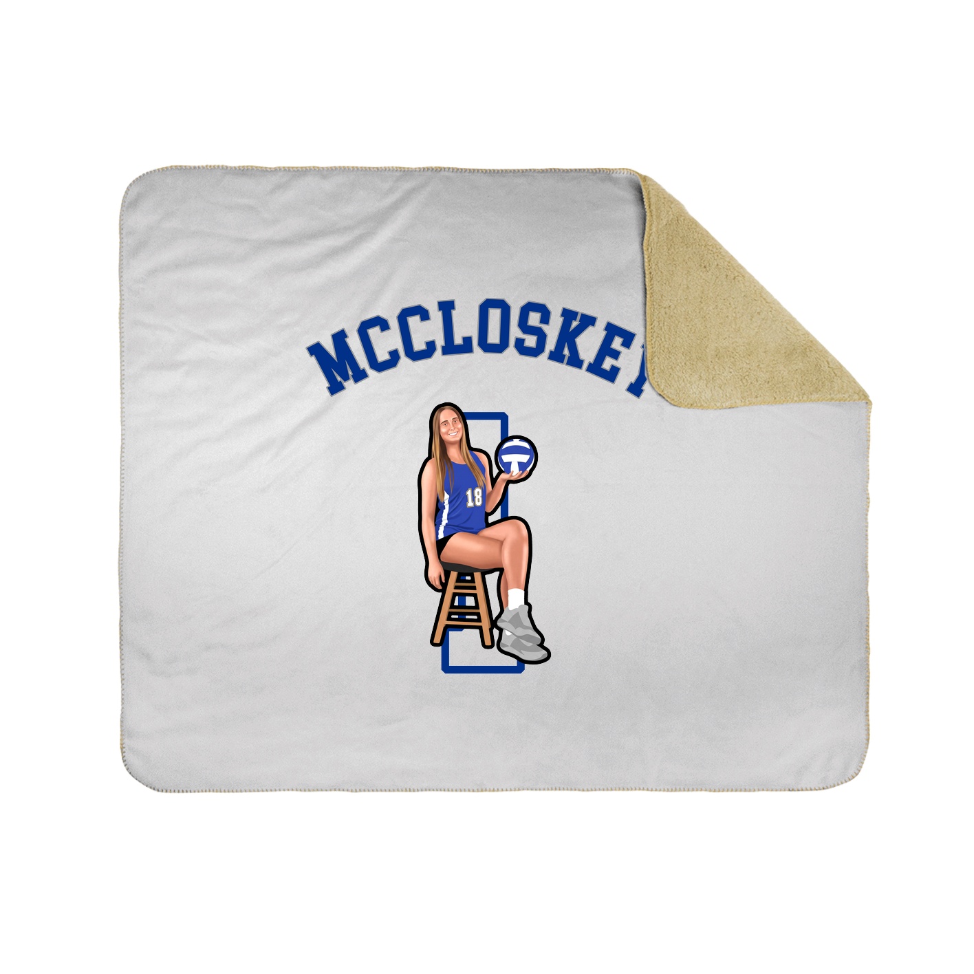 Throw Blanket — Shirsey Arch in White