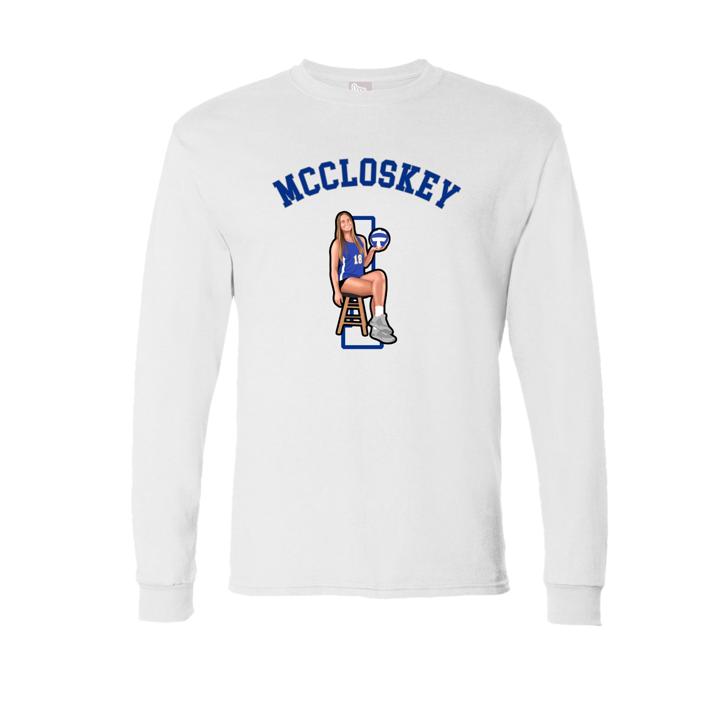 Long Sleeve Tee — Shirsey Arch in White