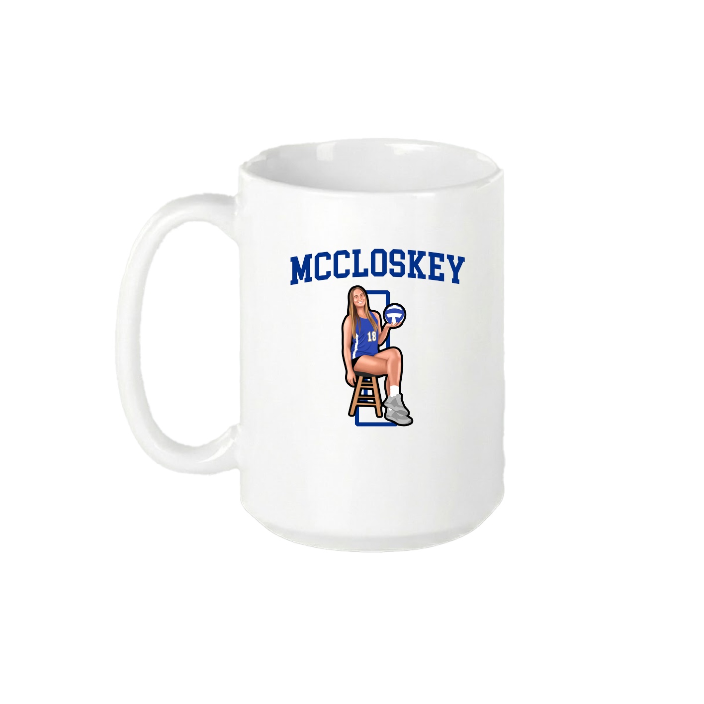 15oz Coffee Mug — Shirsey in White
