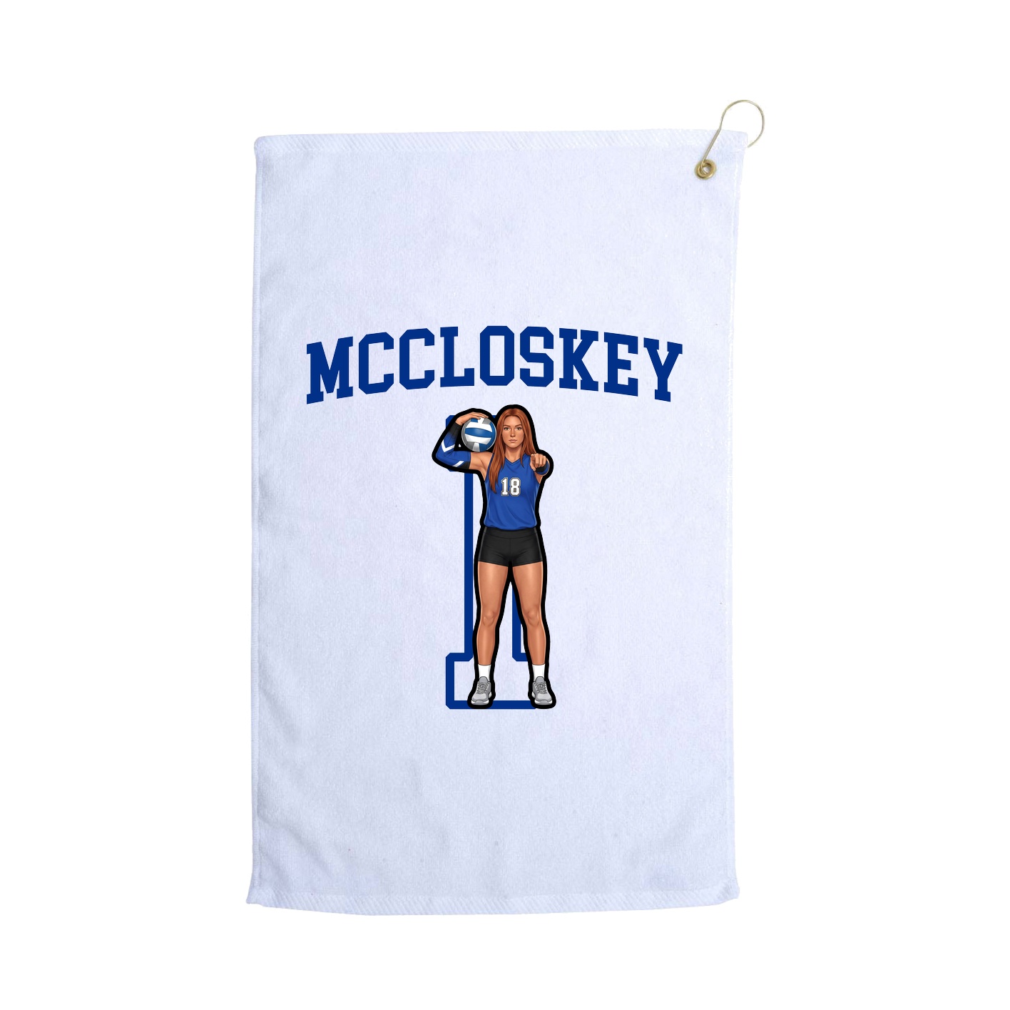 Golf Towel — Shirsey in White