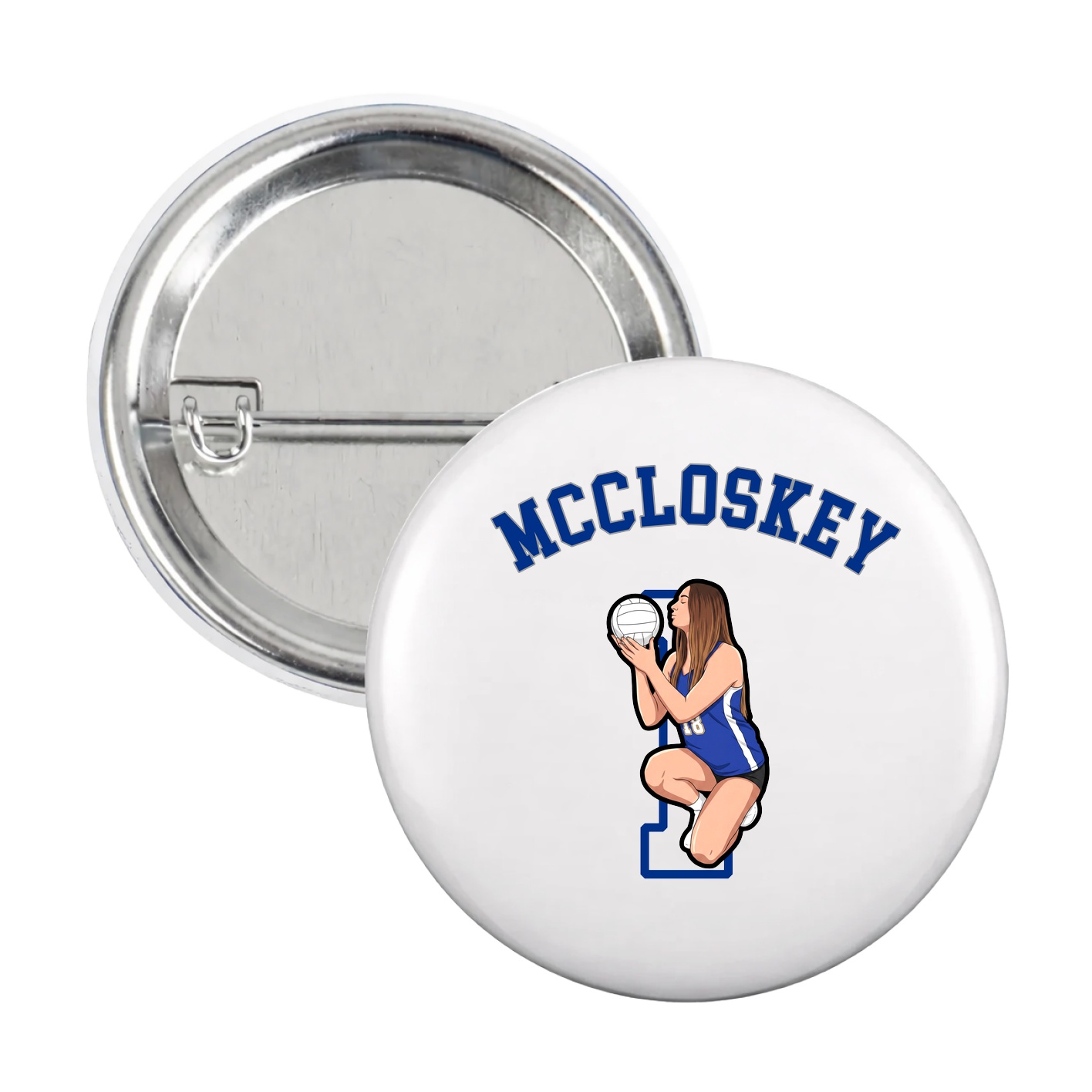 Game Day Button — Shirsey Arch in White