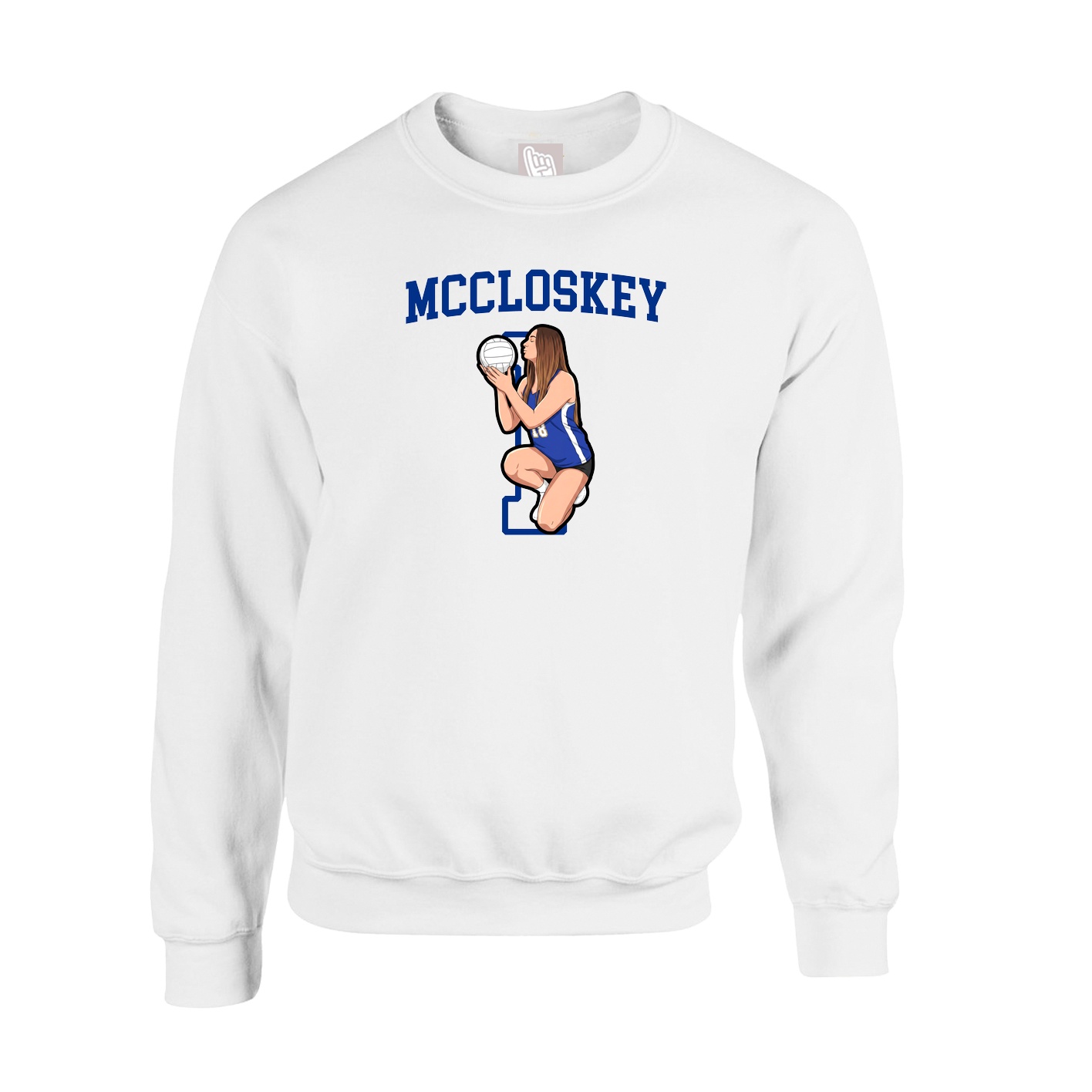 Fleece Crew — Shirsey in White