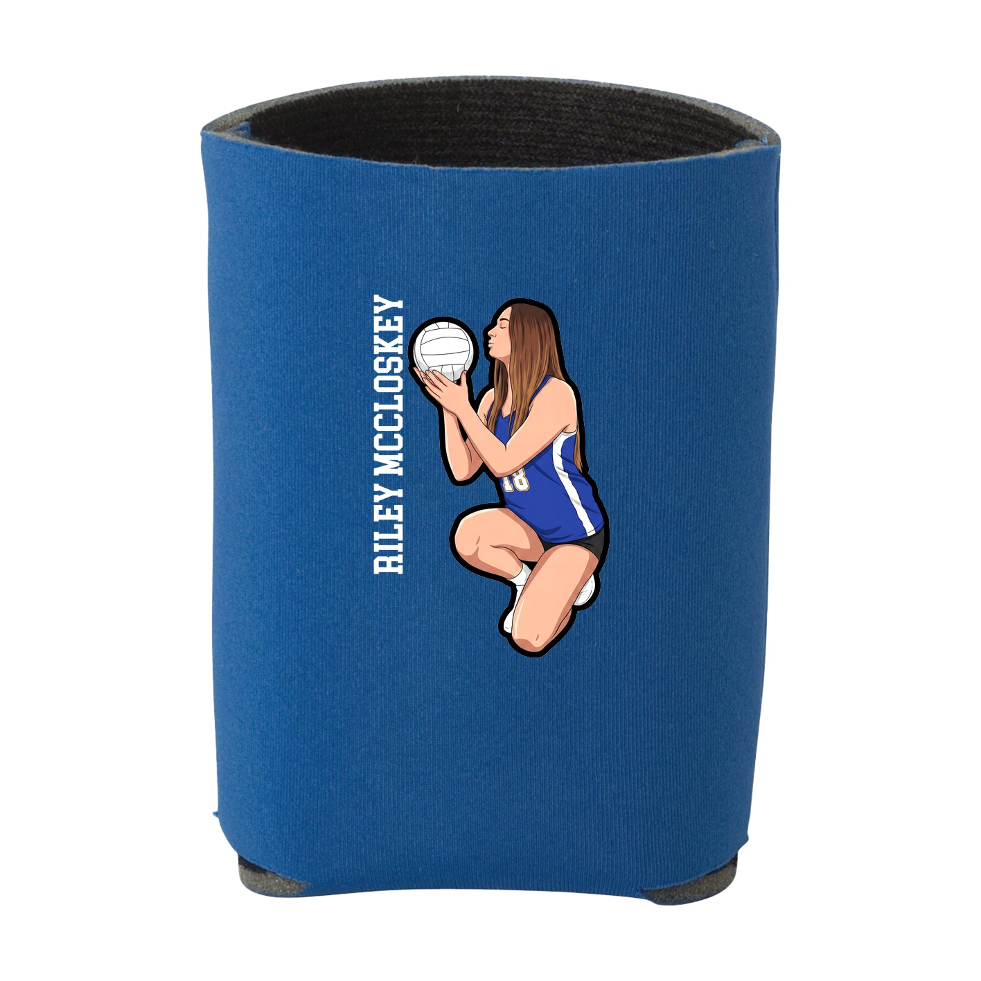Can Holder — Name Vertical in Royal