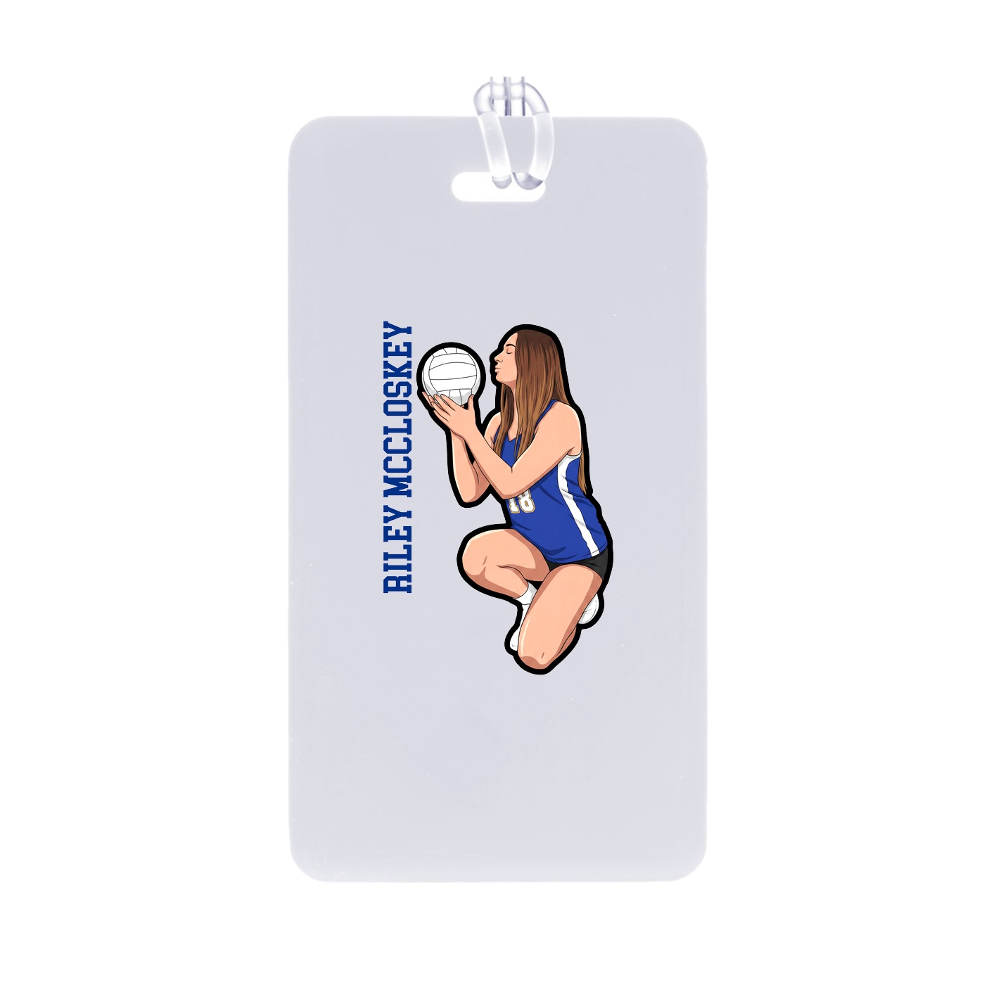 Bag Tag — Name Vertical in Classic