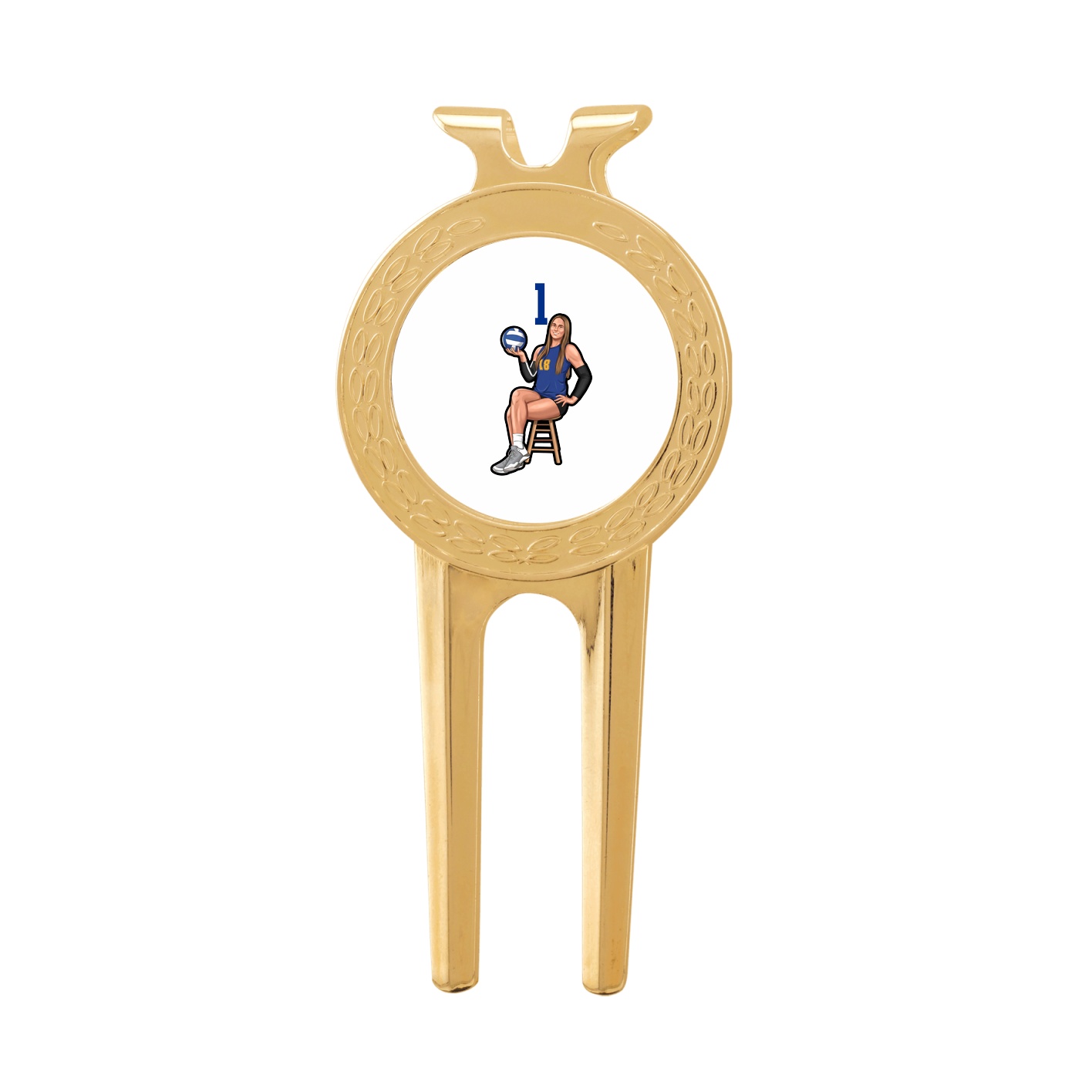 Divot Tool with Ball Marker — Number Top in Classic