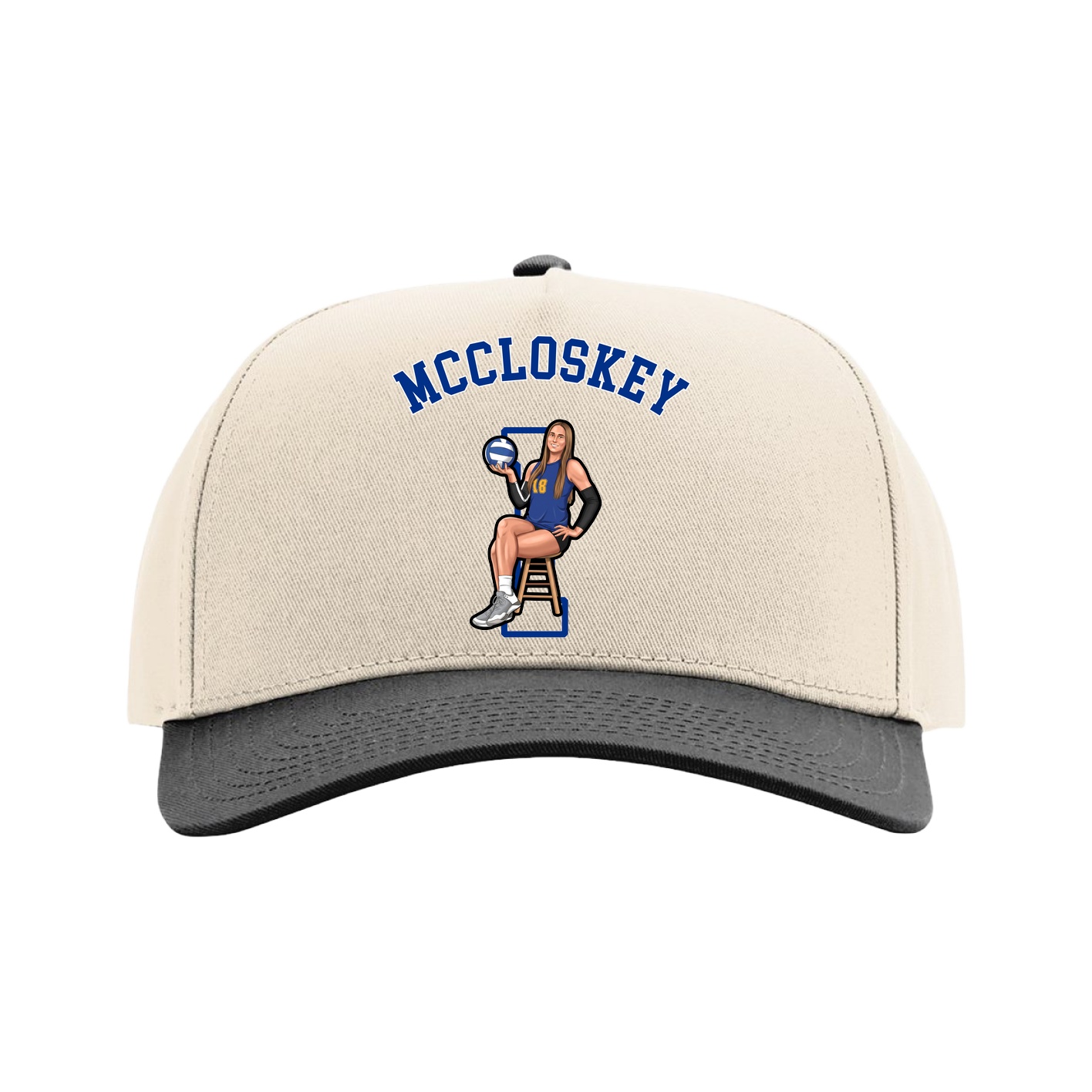 Full Fabric Five-Panel Champ Cap