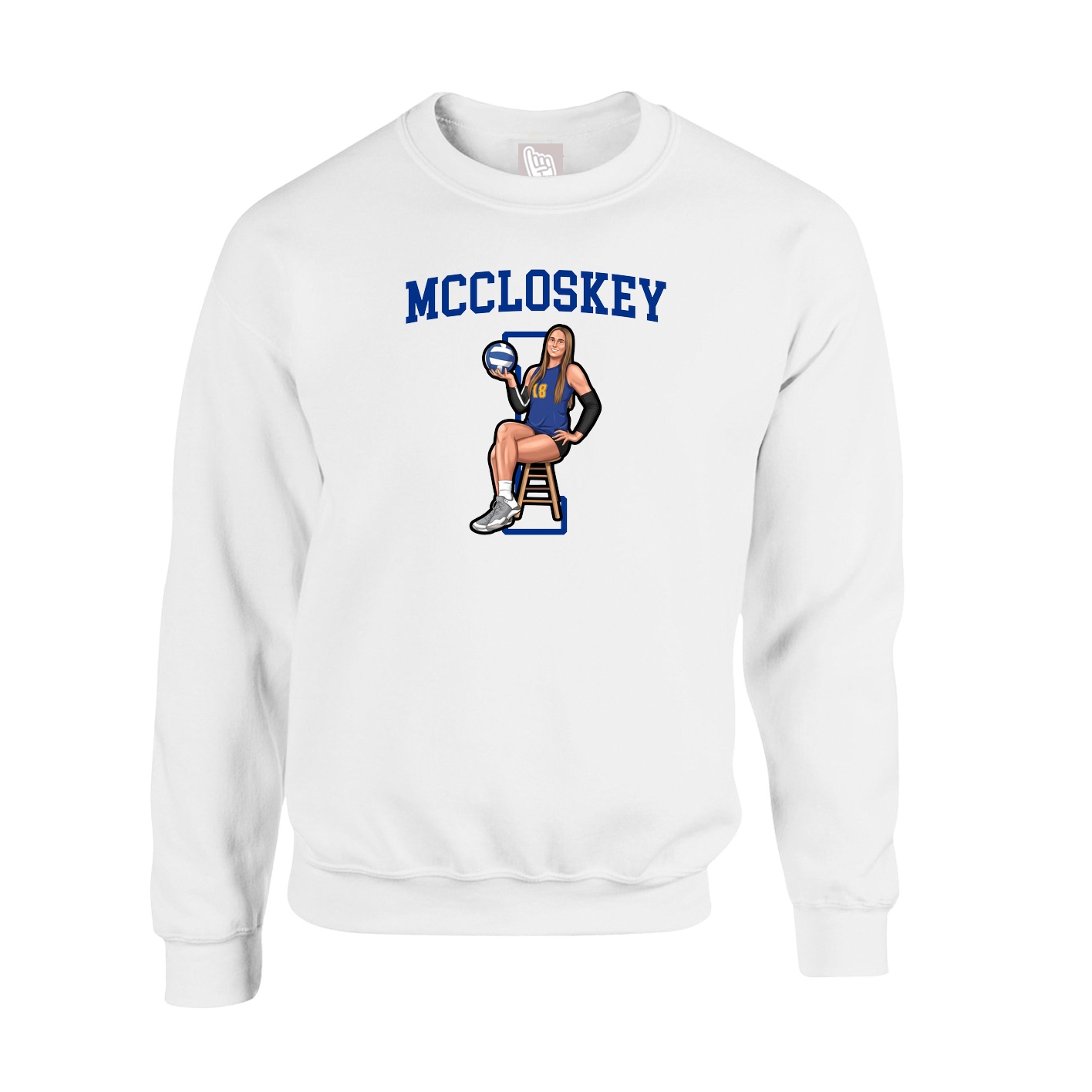 Fleece Crew — Shirsey in White