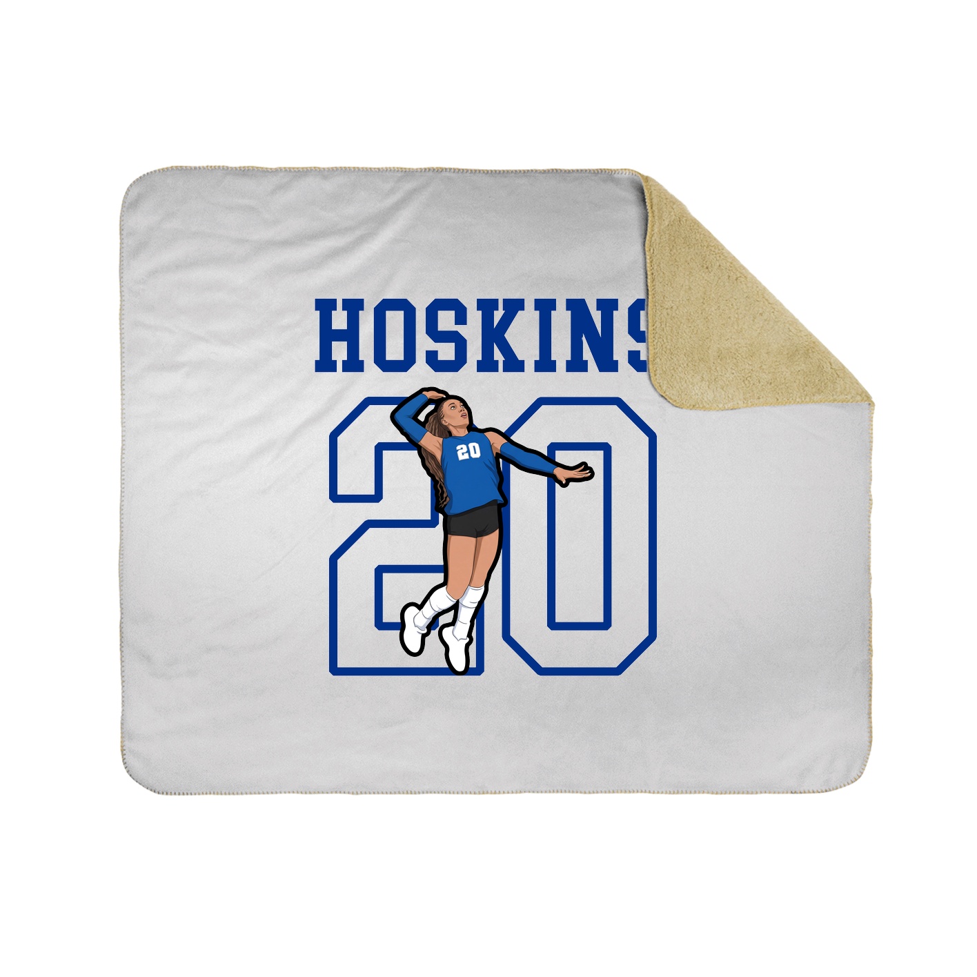 Throw Blanket — Shirsey in White