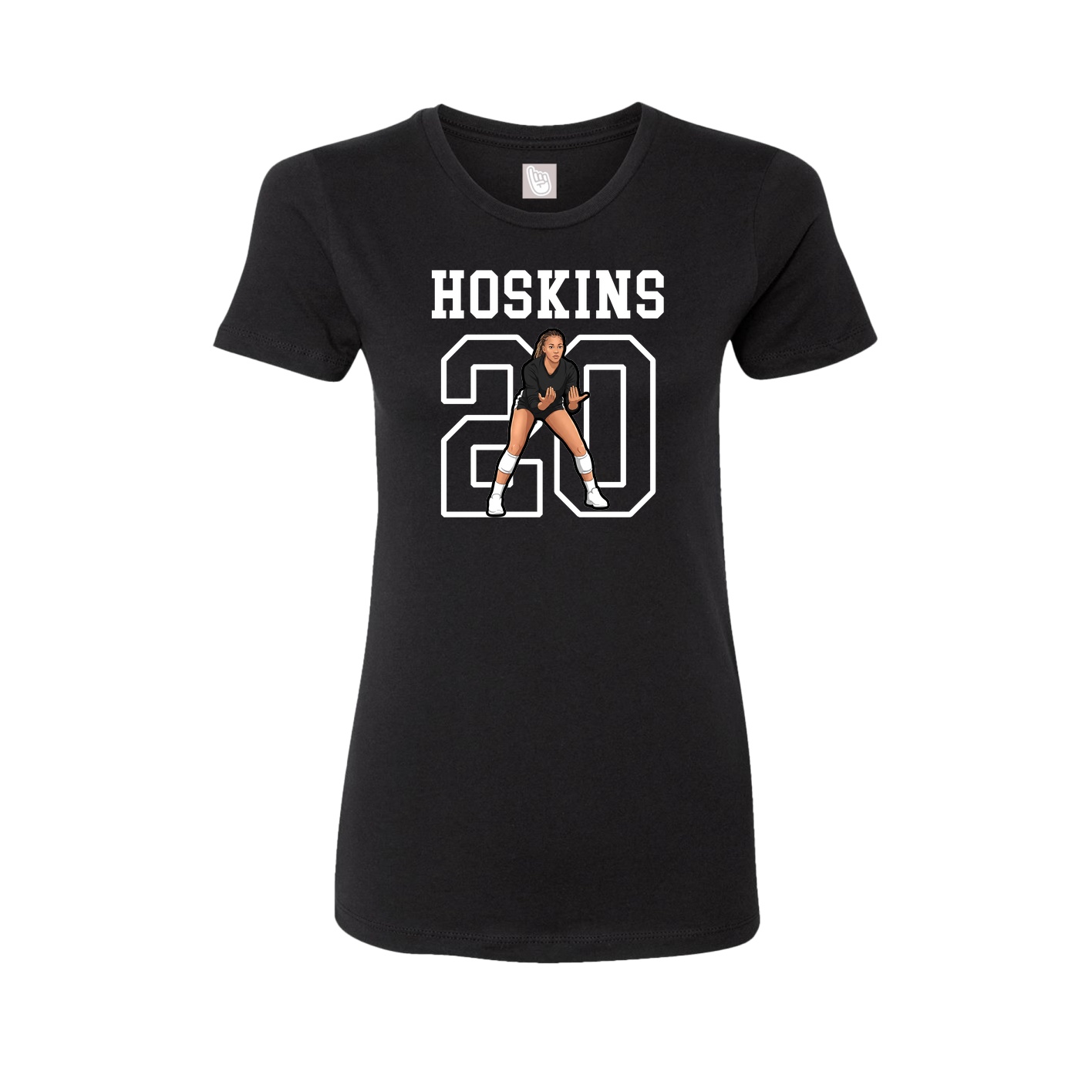 Fitted Women's Tee — Shirsey in Black