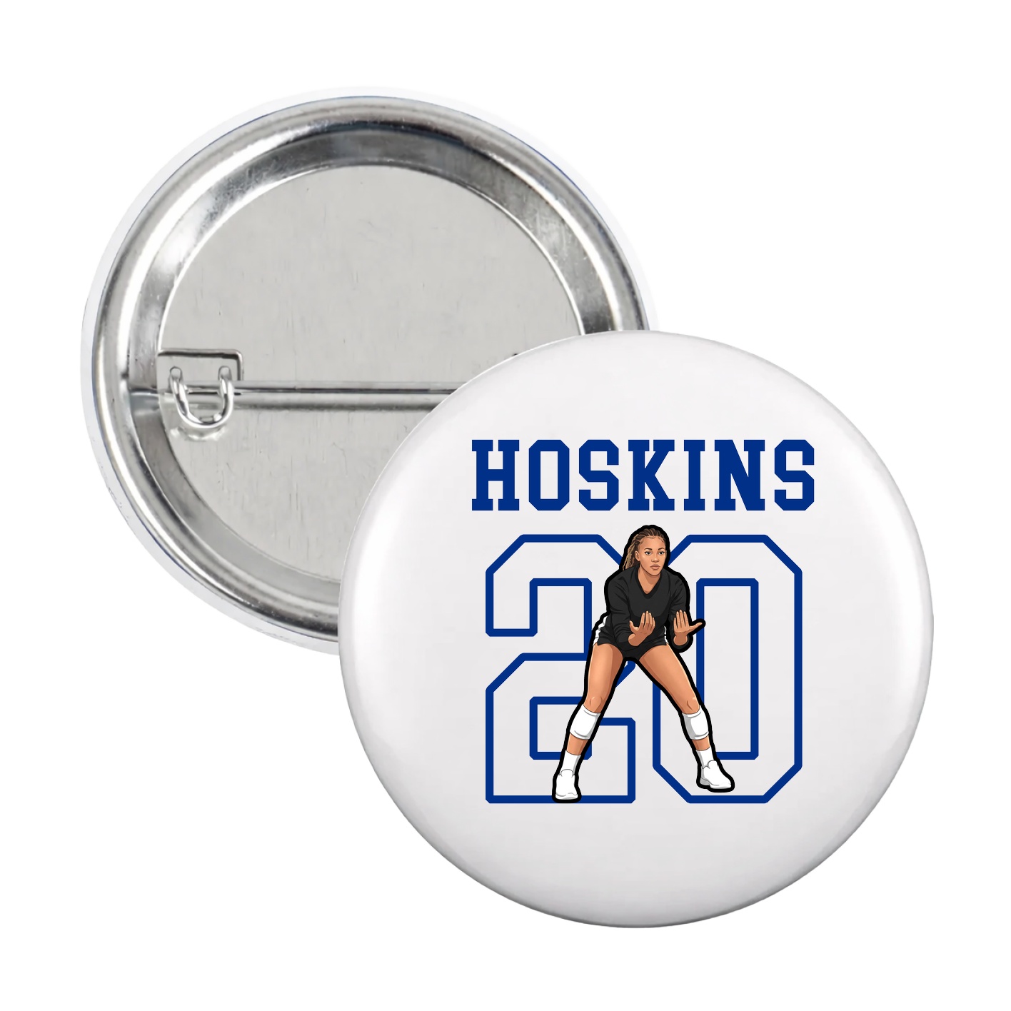 Game Day Button — Shirsey in White