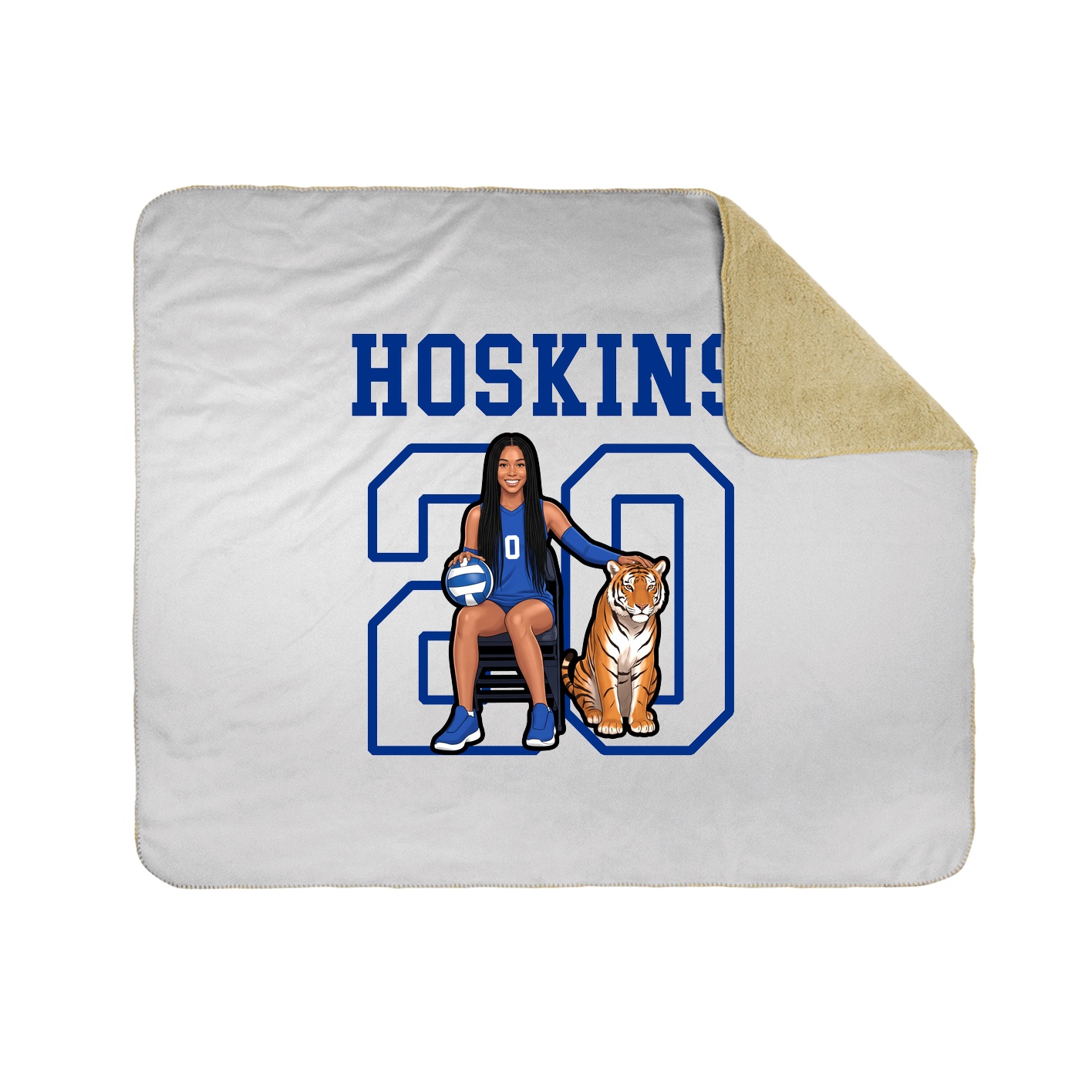 Throw Blanket — Shirsey in White