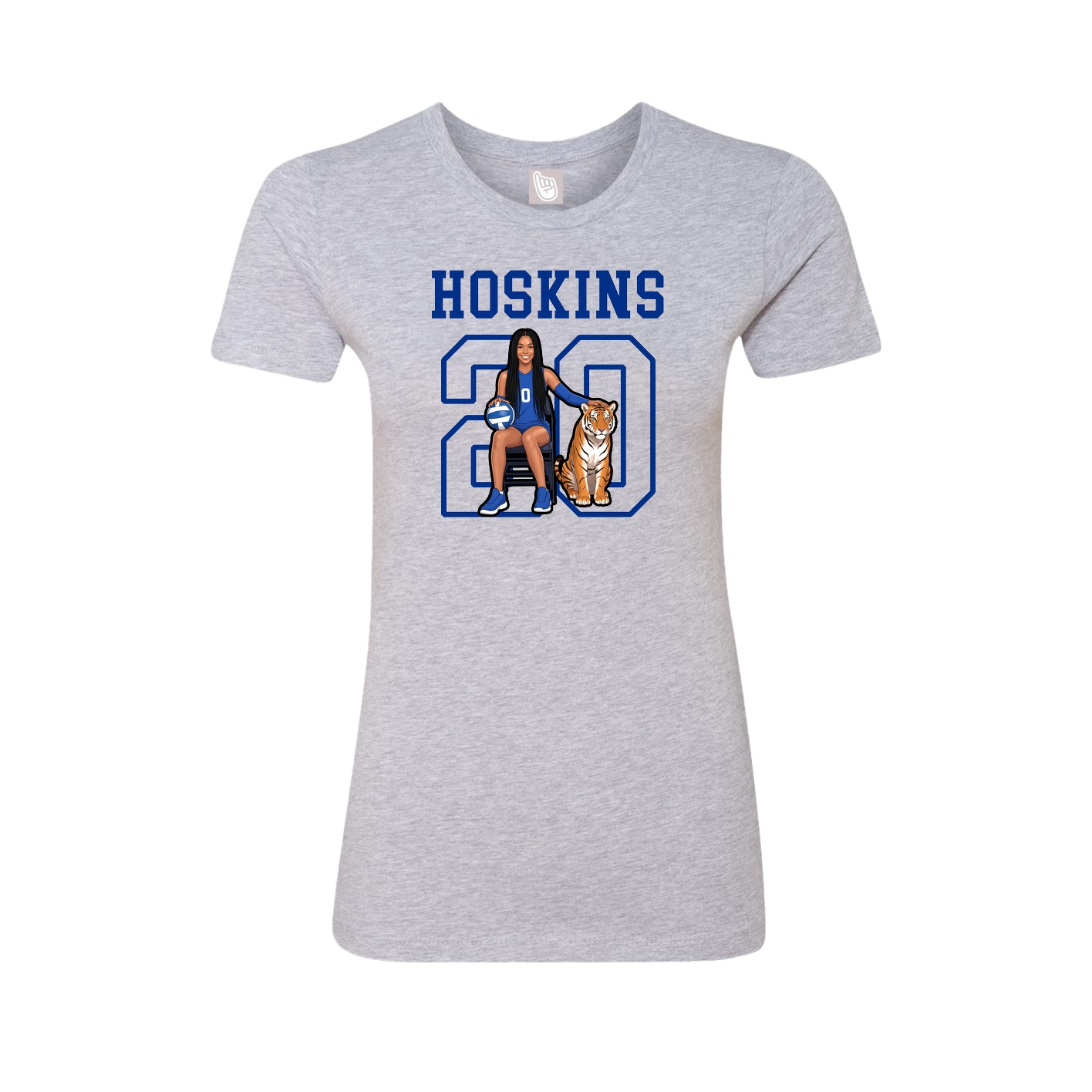 Fitted Women's Tee — Shirsey in Grey