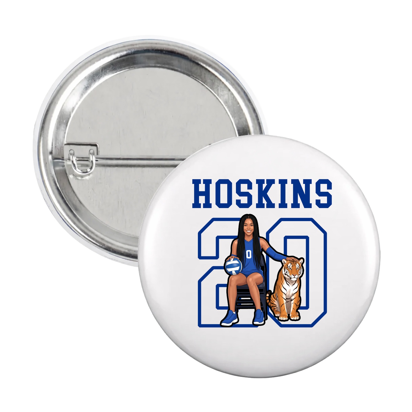 Game Day Button — Shirsey in White