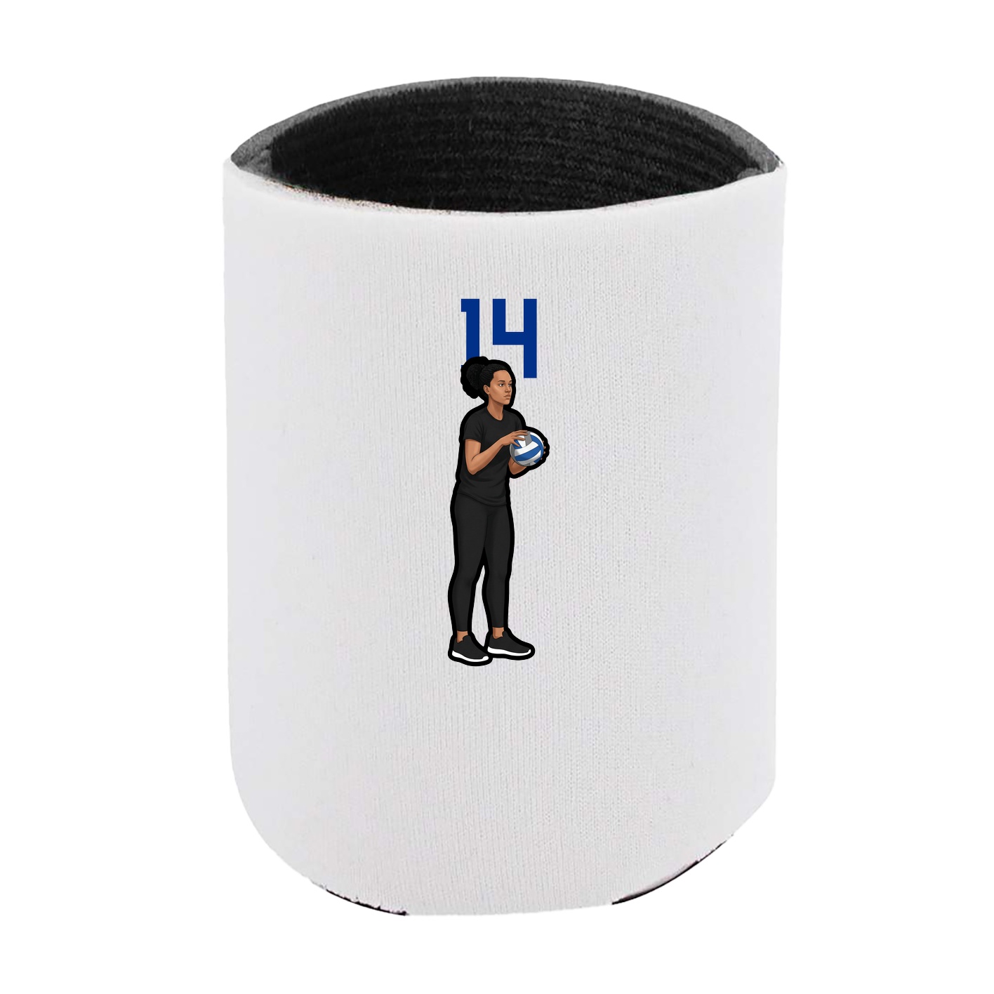Can Holder — Number Top in White