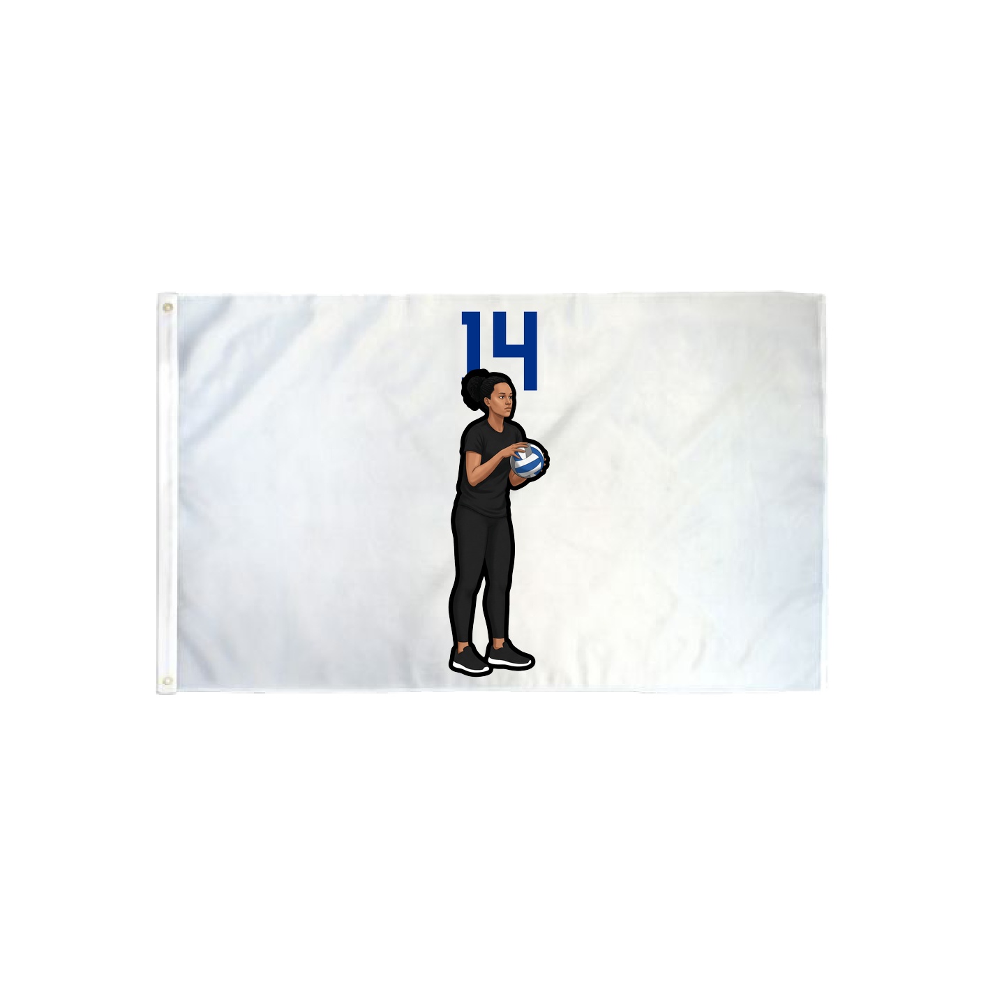 3x5 Flag — Number Top in Classic