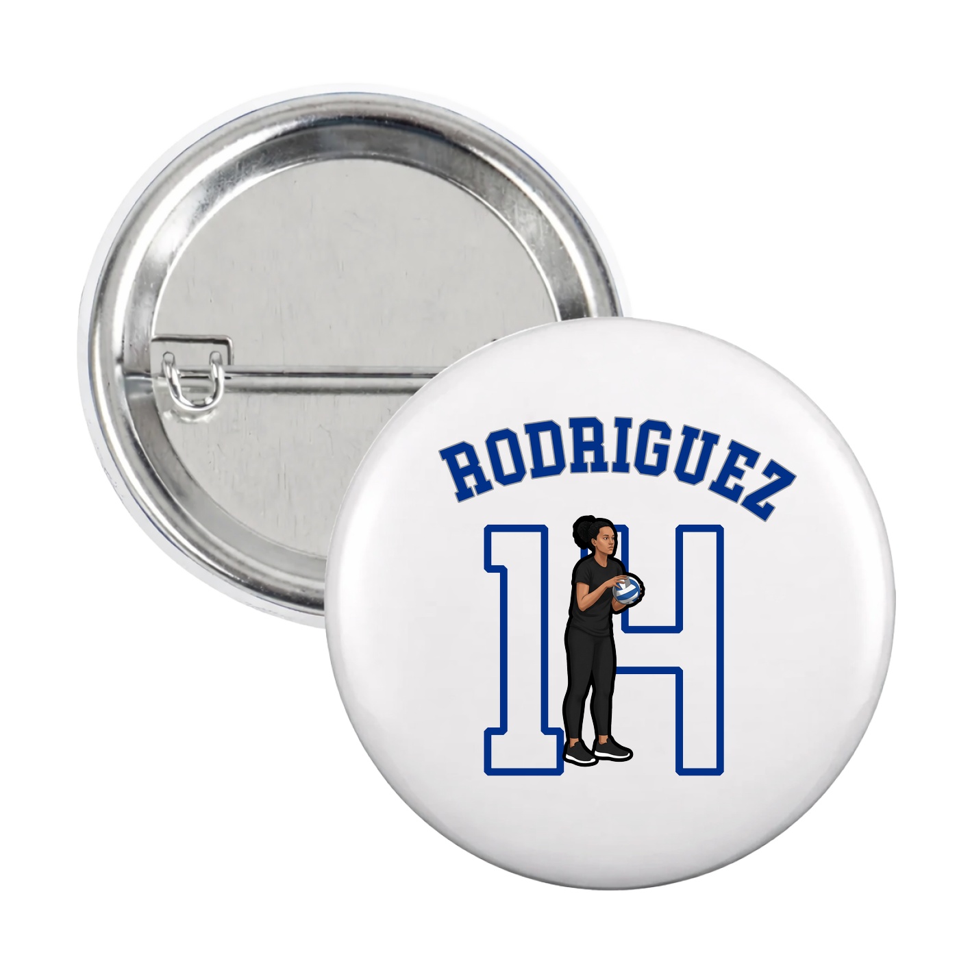 Game Day Button — Shirsey Arch in White