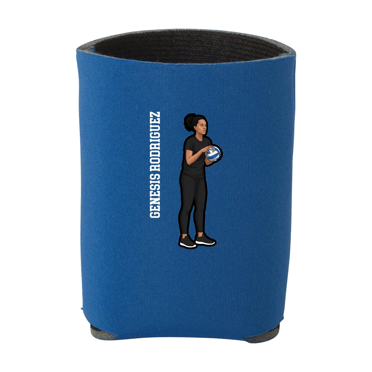 Can Holder — Name Vertical in Royal