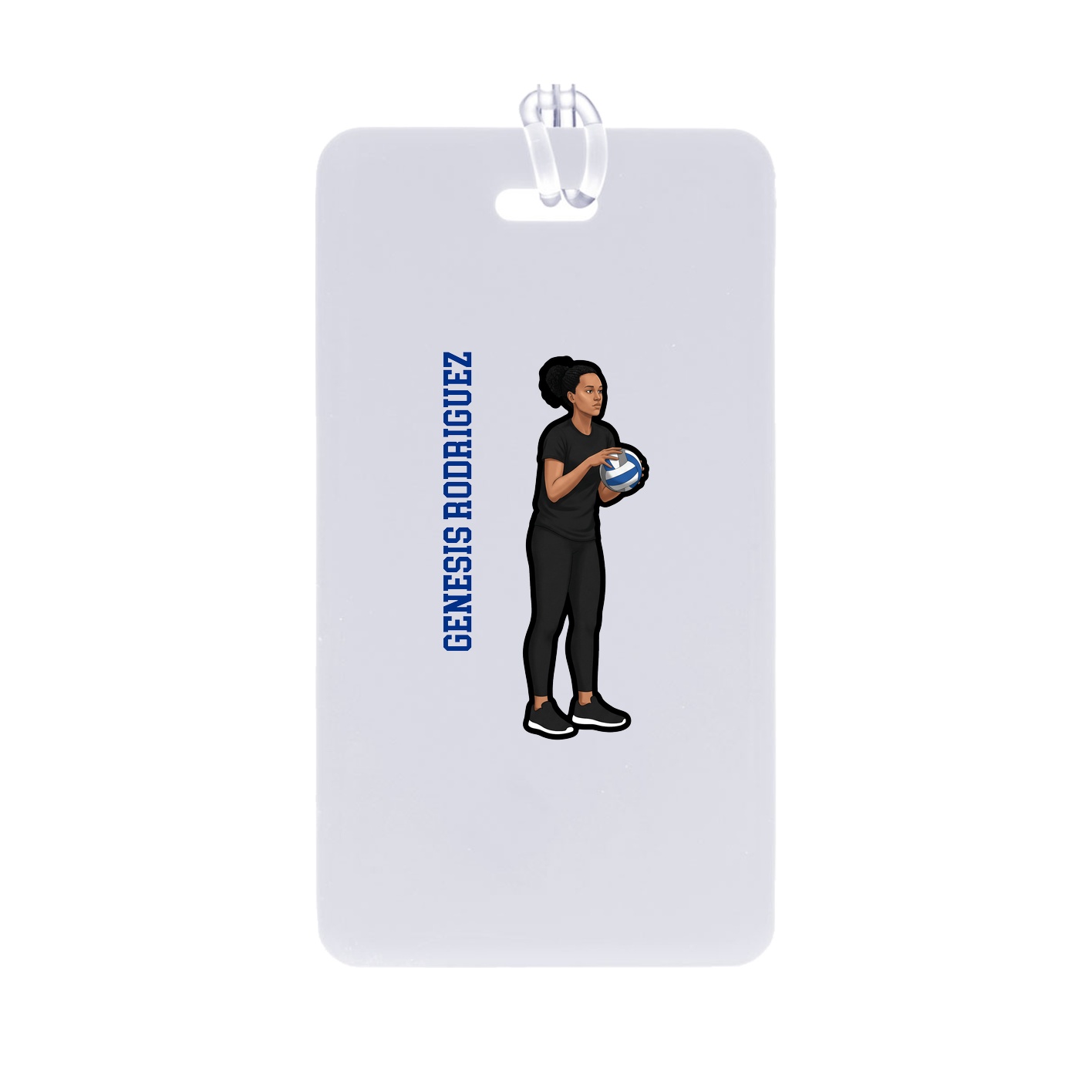 Bag Tag — Name Vertical in Classic
