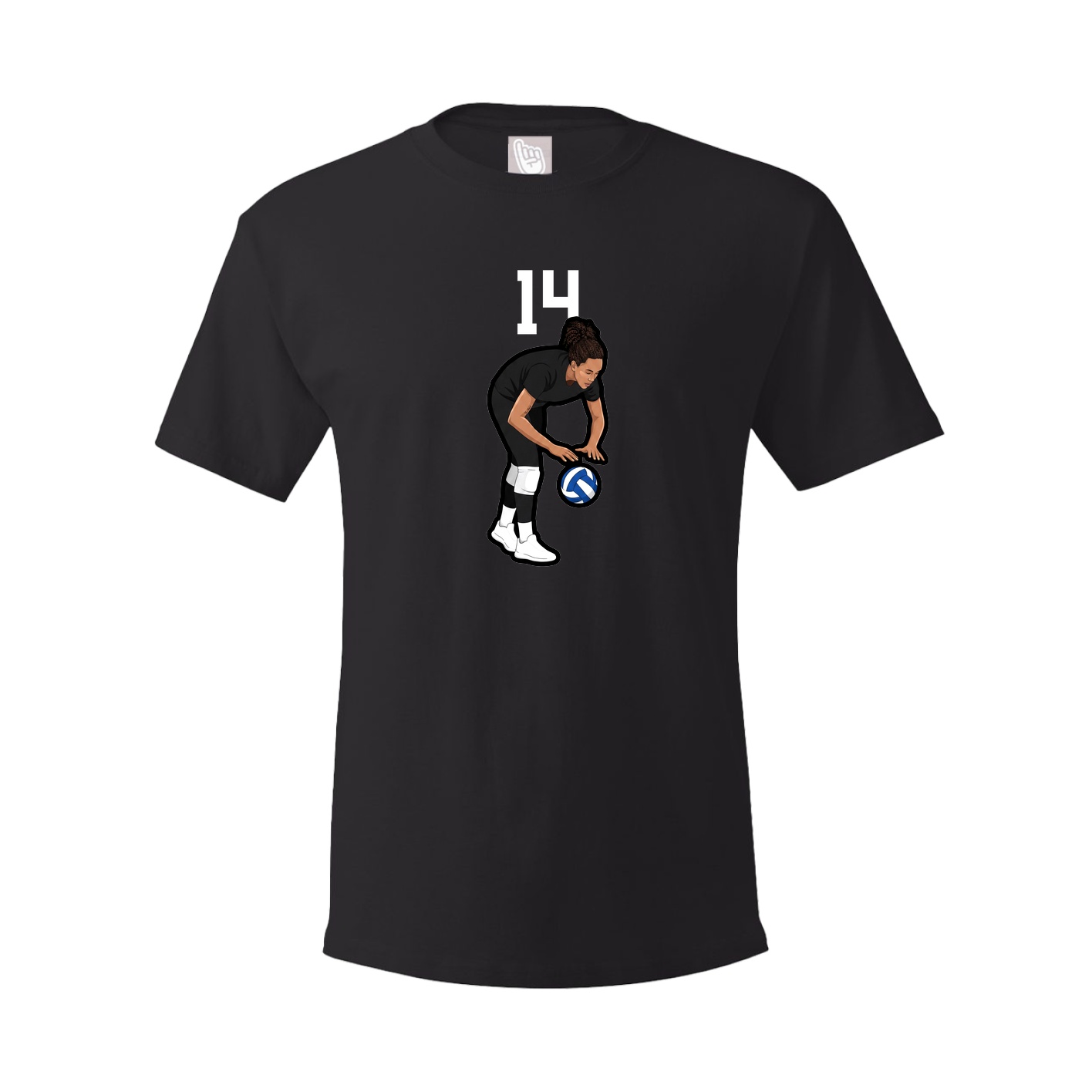 Tee — Number Top in Black