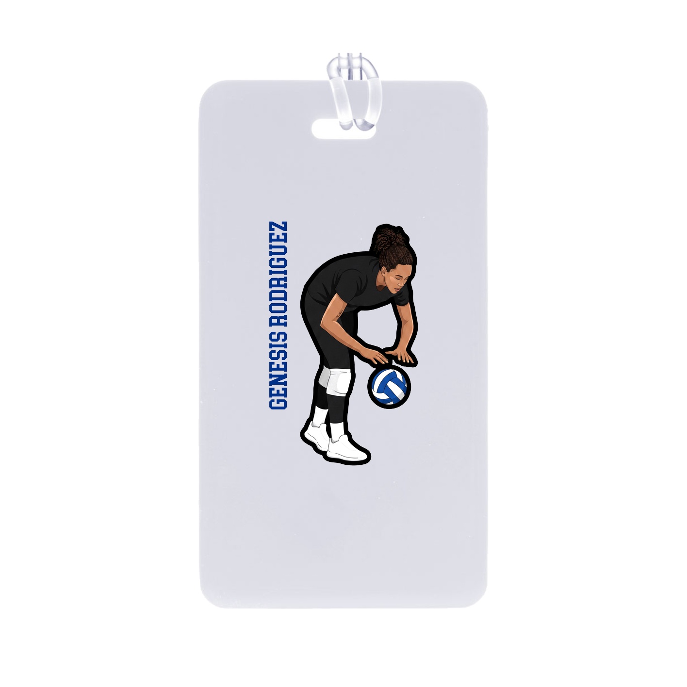 Bag Tag — Name Vertical in Classic