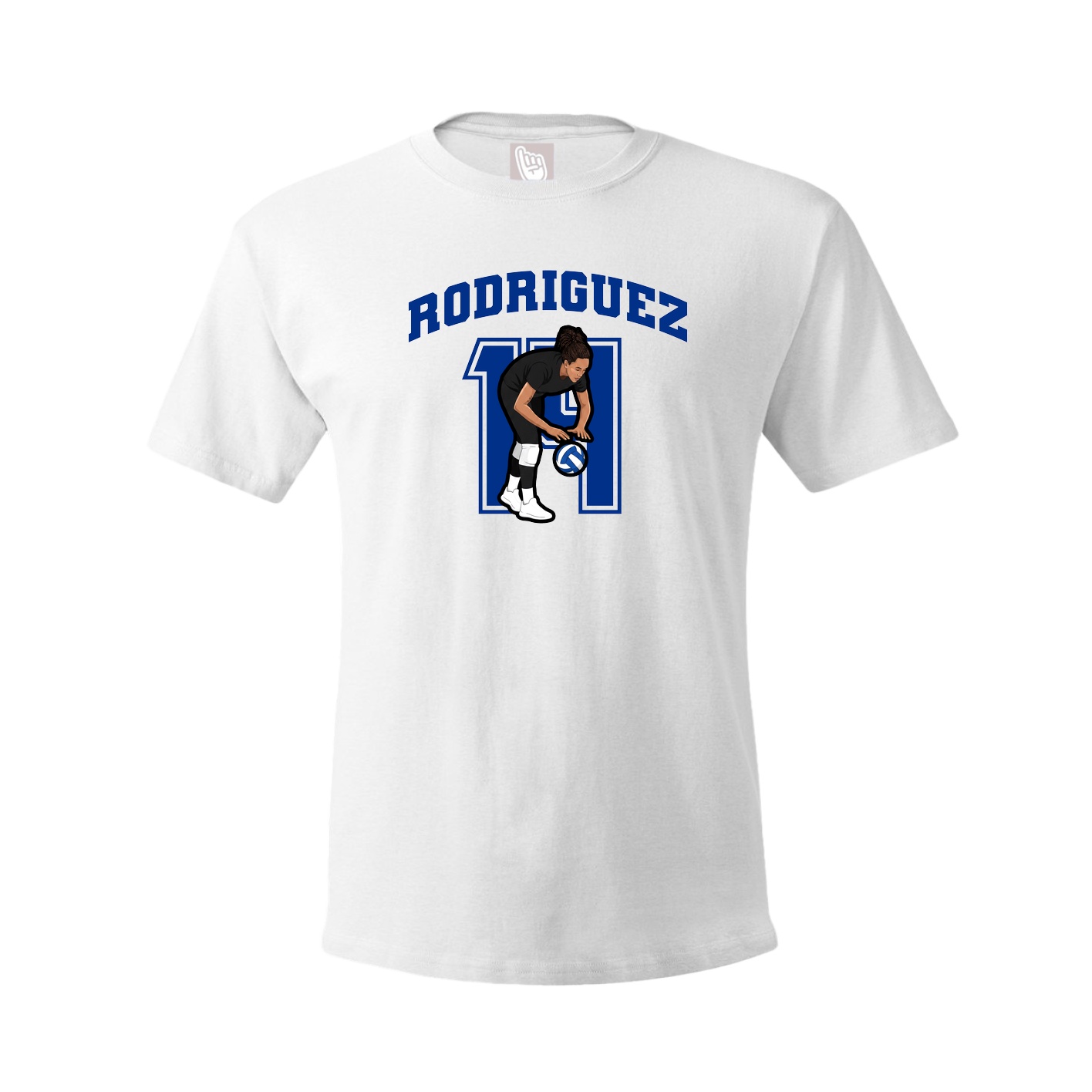 Tee — Number in White