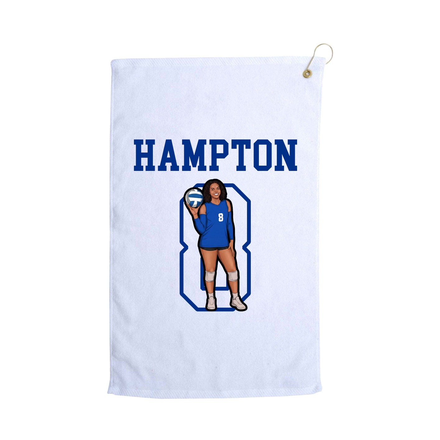 Golf Towel — Shirsey in White