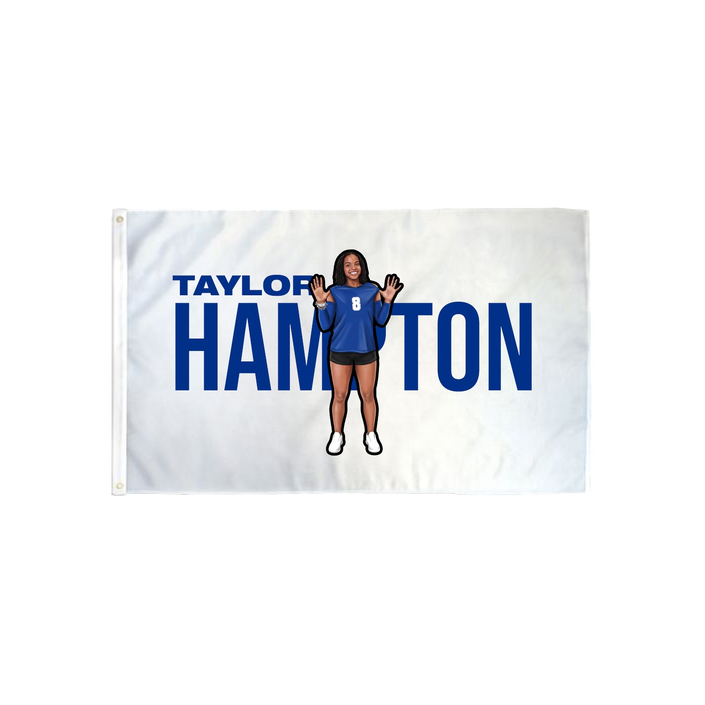 3x5 Flag — Player Name in Classic