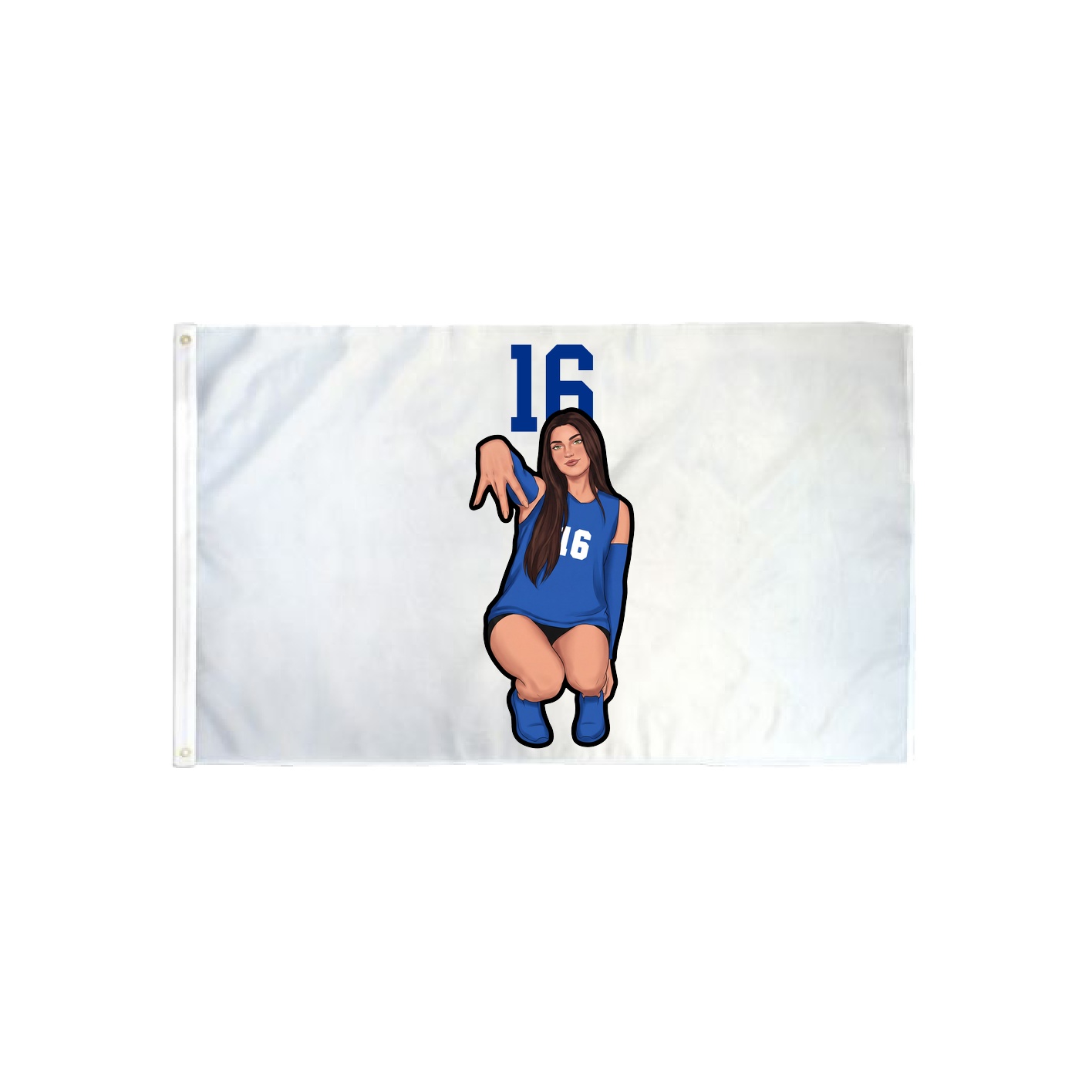 3x5 Flag — Number Top in Classic