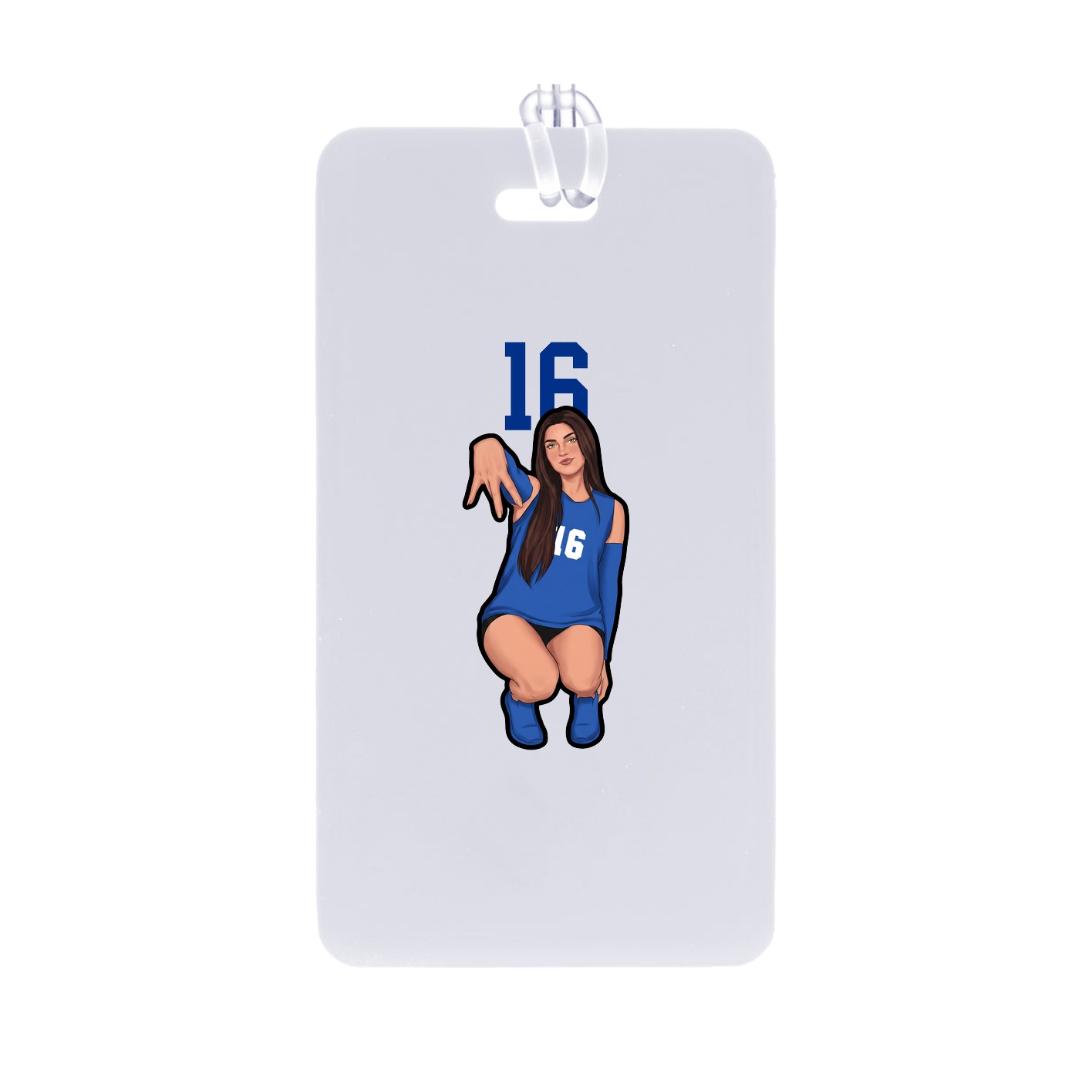 Bag Tag — Number Top in Classic