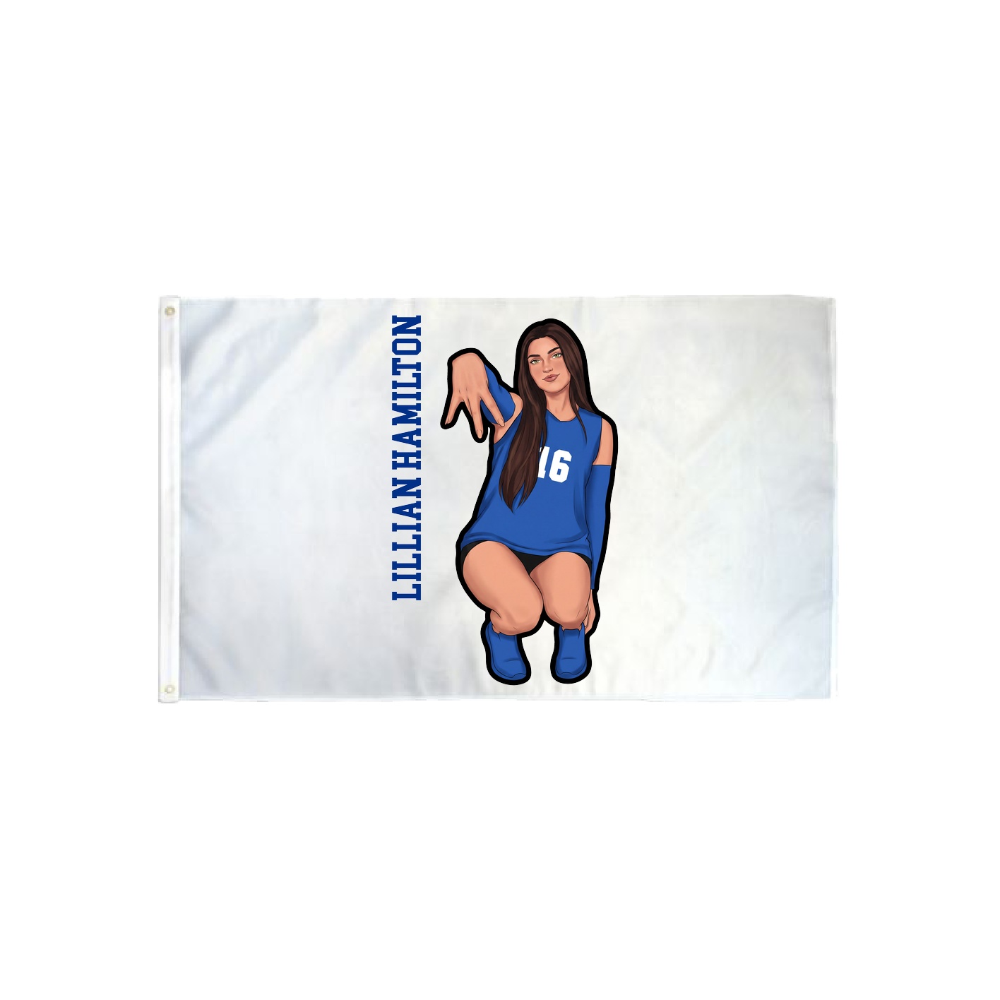 3x5 Flag — Name Vertical in Classic