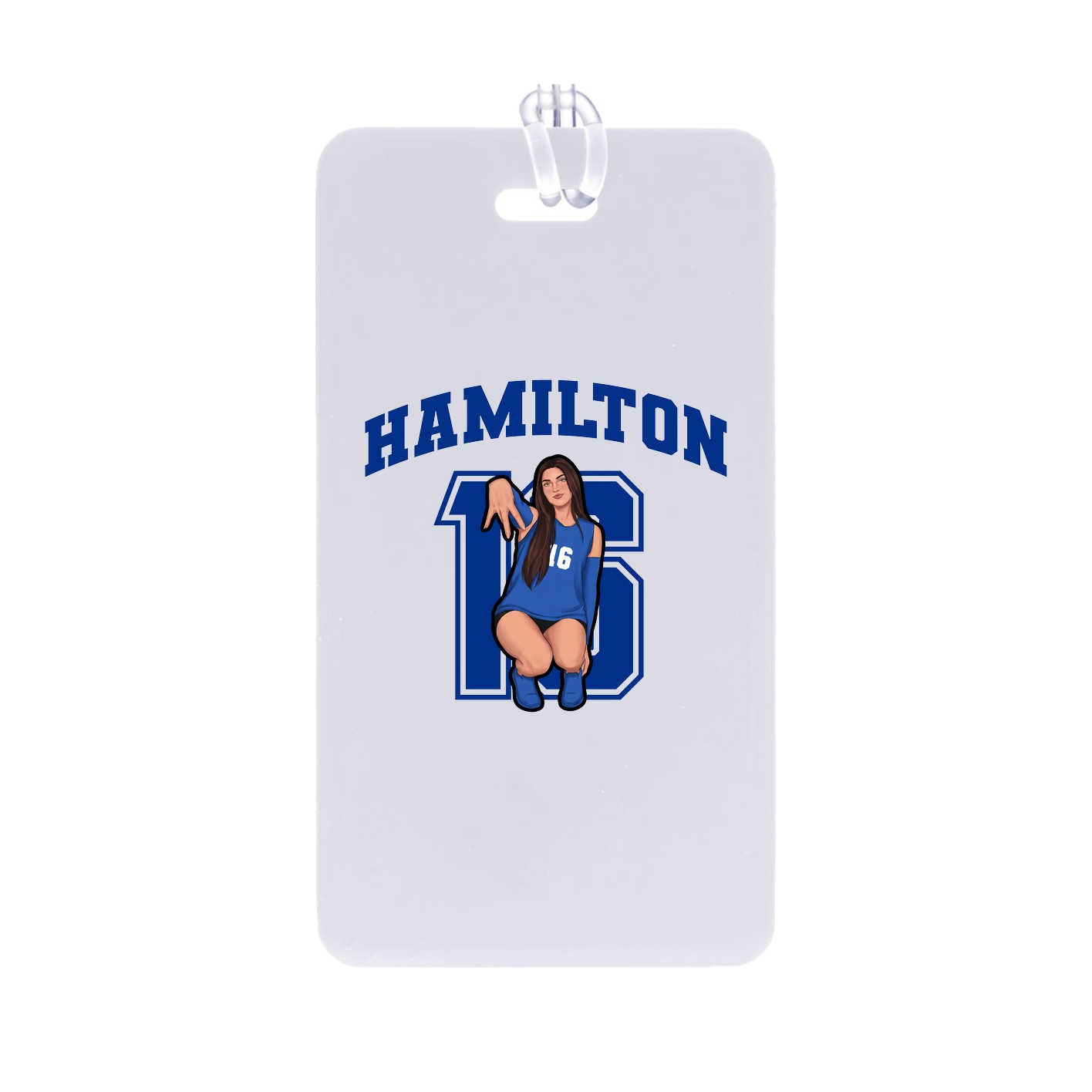 Bag Tag — Number in Classic