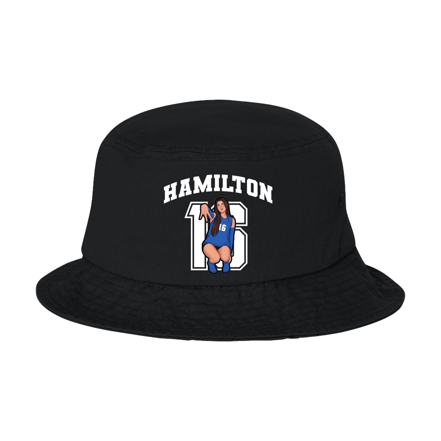 Bucket Cap — Number in Black