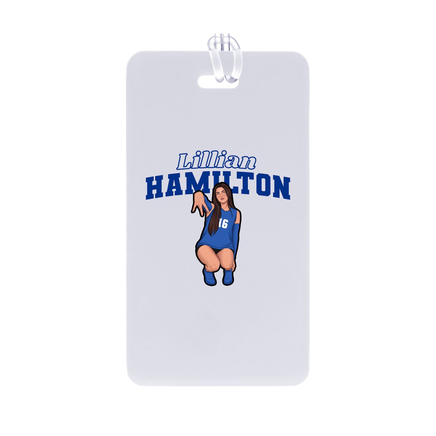 Bag Tag — Name Arch in Classic