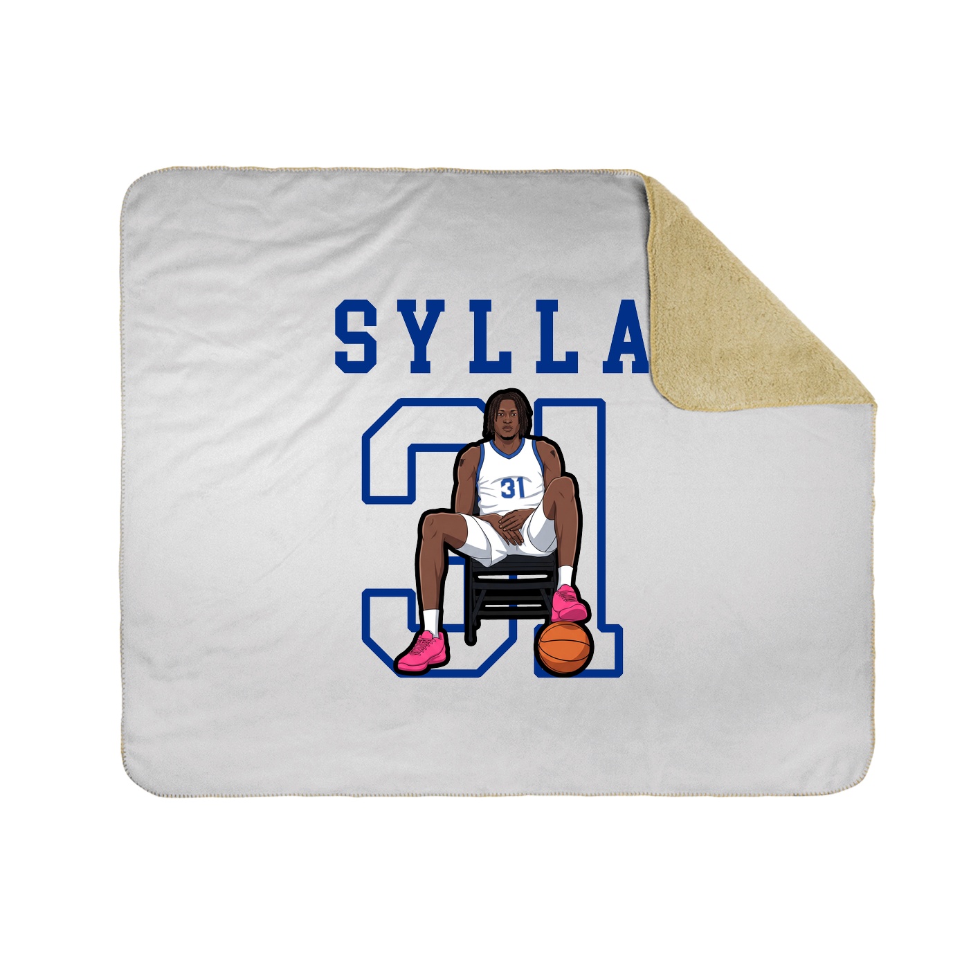 Throw Blanket — Shirsey in White