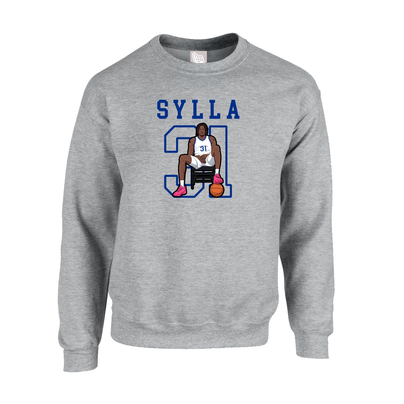 Fleece Crew — Shirsey in Grey