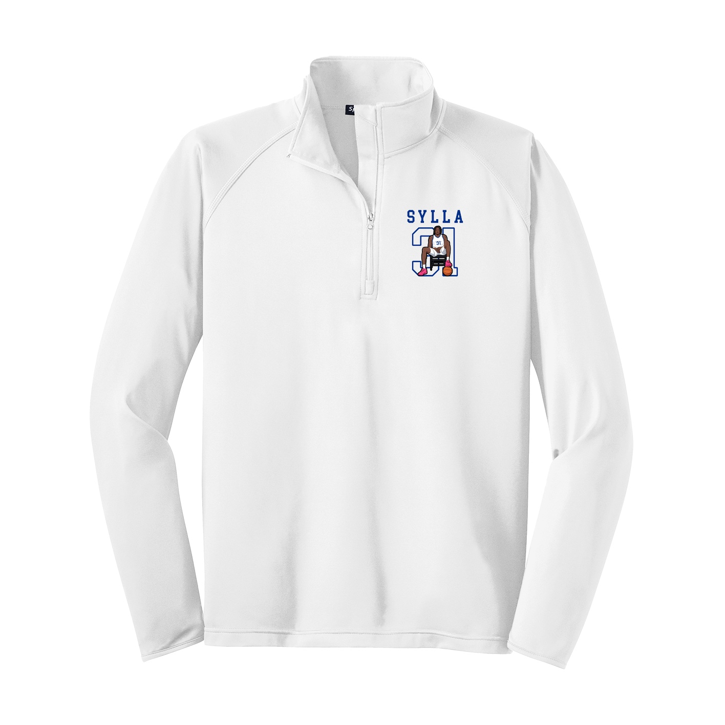Q-Zip Pullover — Shirsey in White