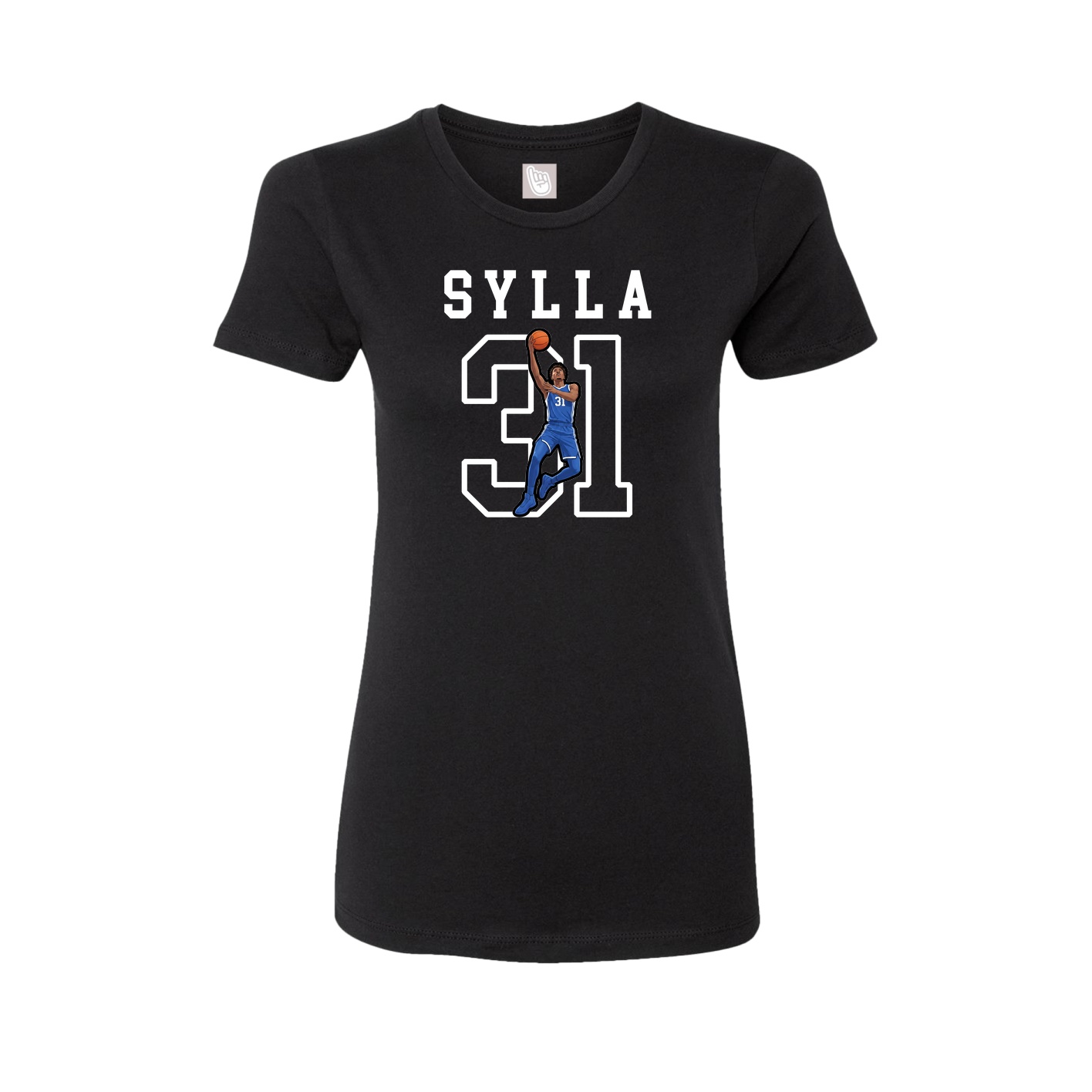 Fitted Women's Tee — Shirsey in Black
