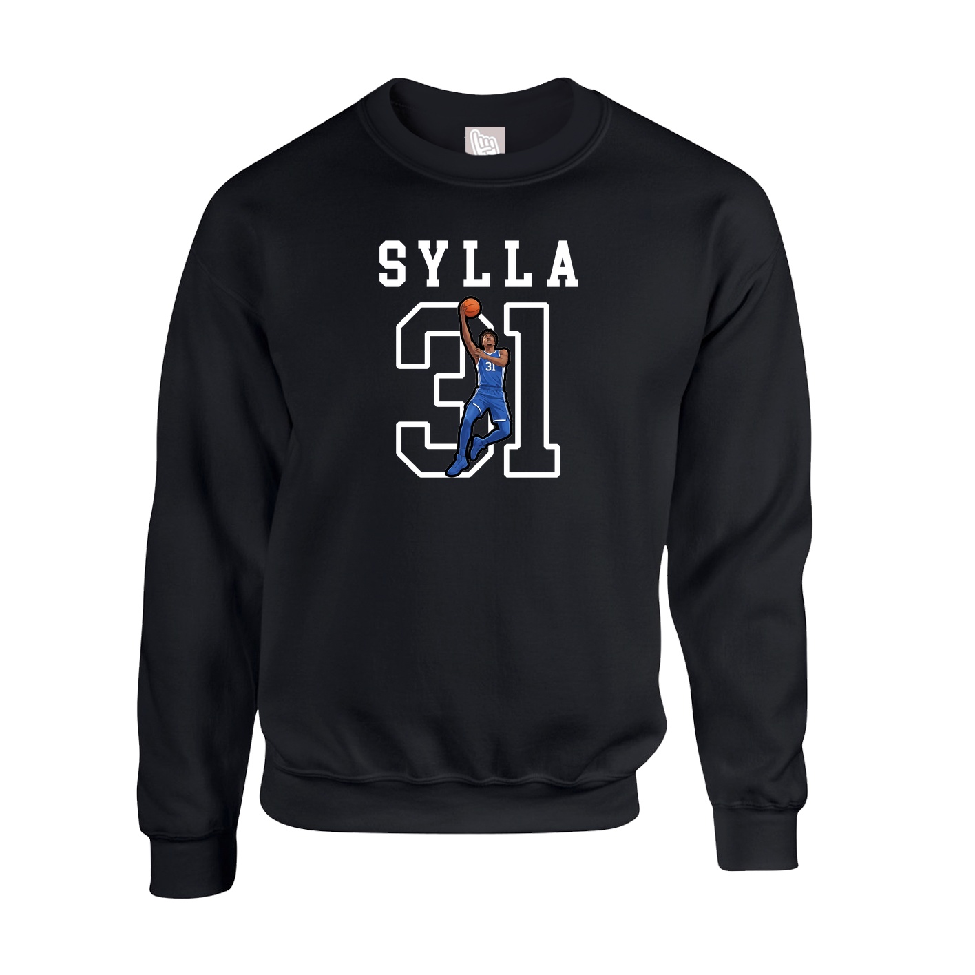 Fleece Crew — Shirsey in Black