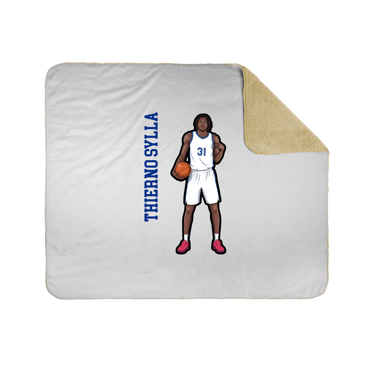 50x60 Sherpa Lined Throw Blanket