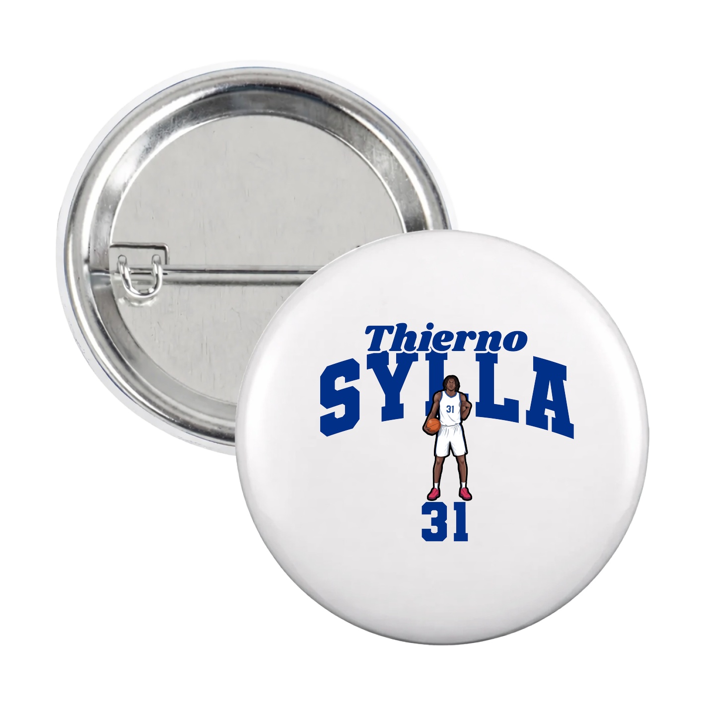 Game Day Button — Signature Arch in White