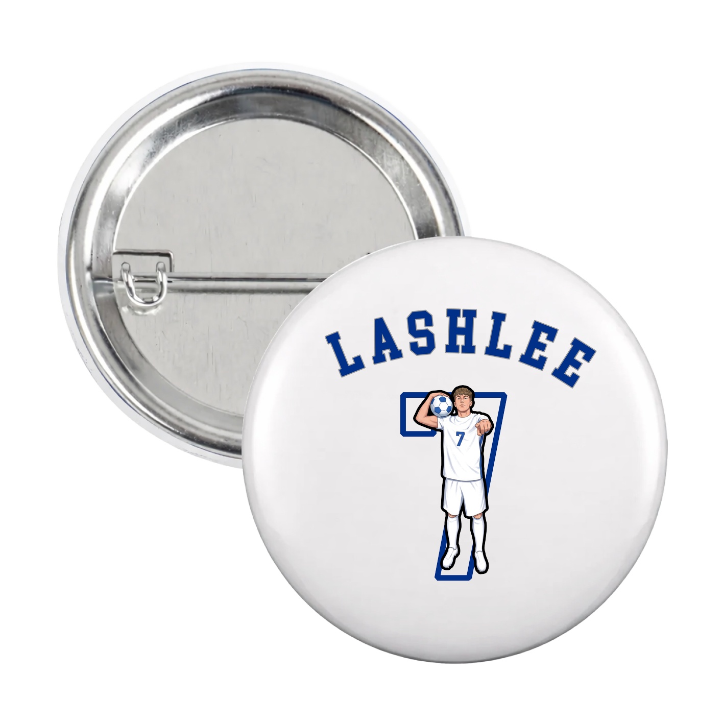 Game Day Button — Shirsey Arch in White