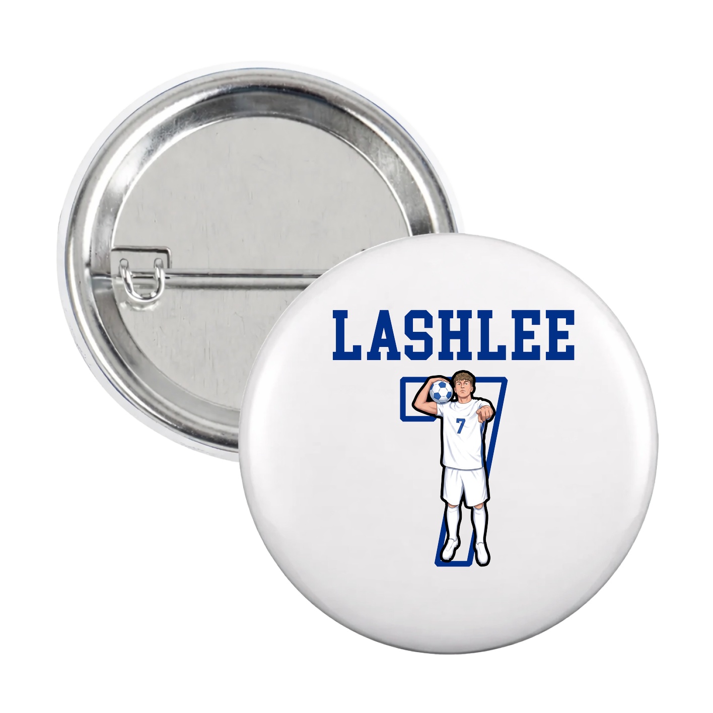 Game Day Button — Shirsey in White