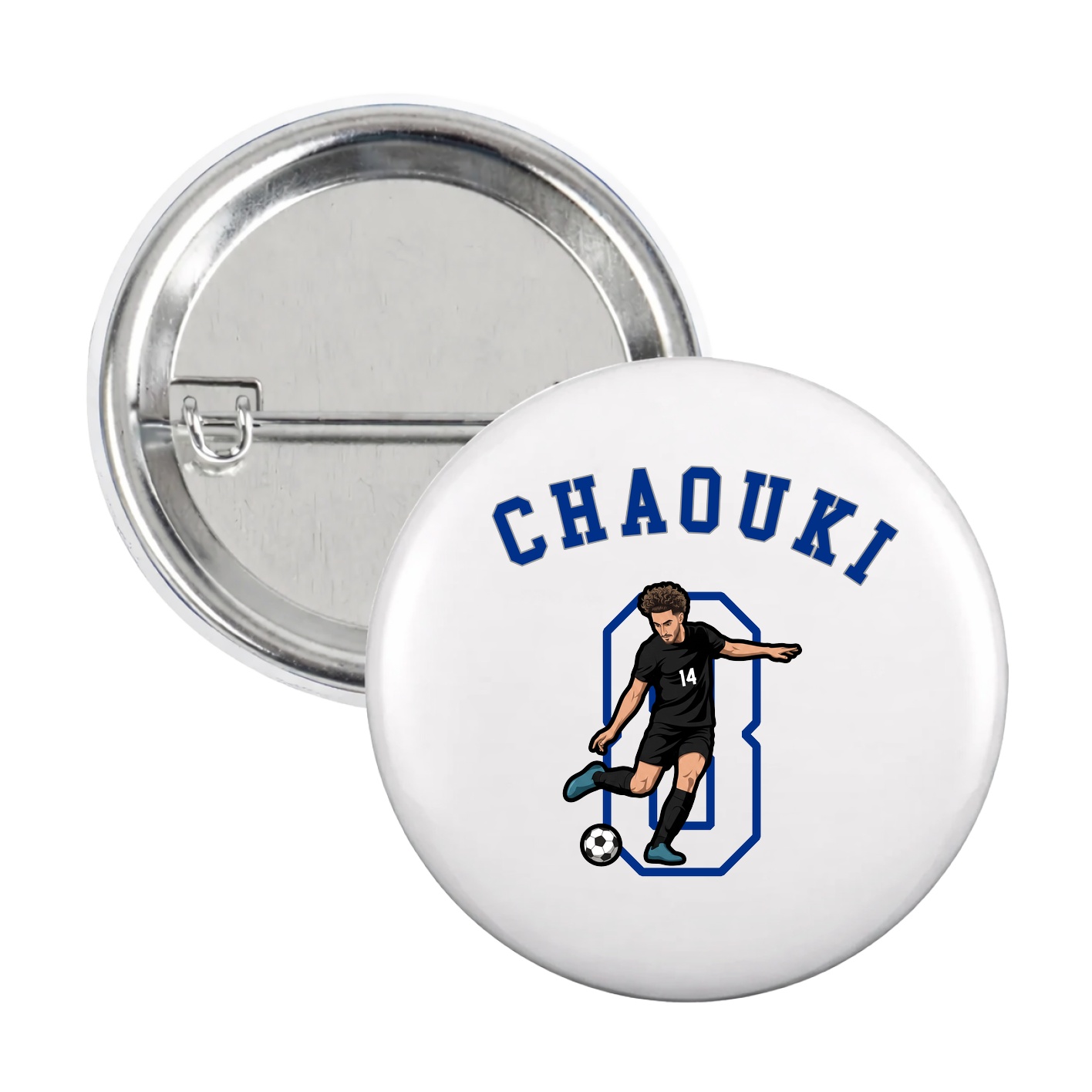 Game Day Button — Shirsey Arch in White