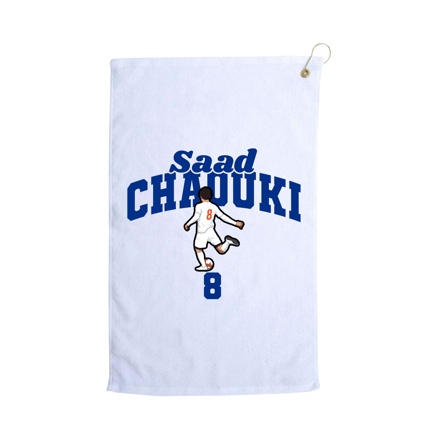 Golf Towel — Signature Arch in White