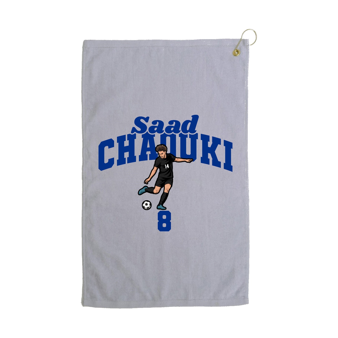 Golf Towel — Signature Arch in Grey