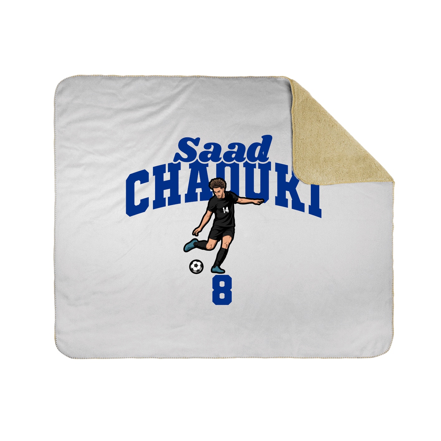 Throw Blanket — Signature Arch in White