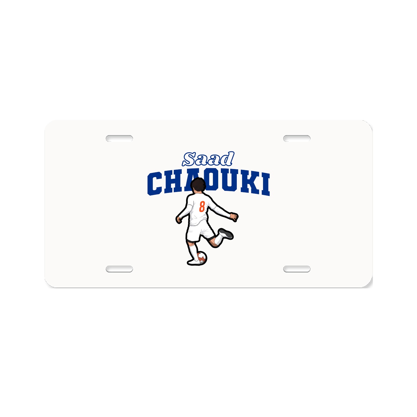 License Plate — Name Arch in Classic