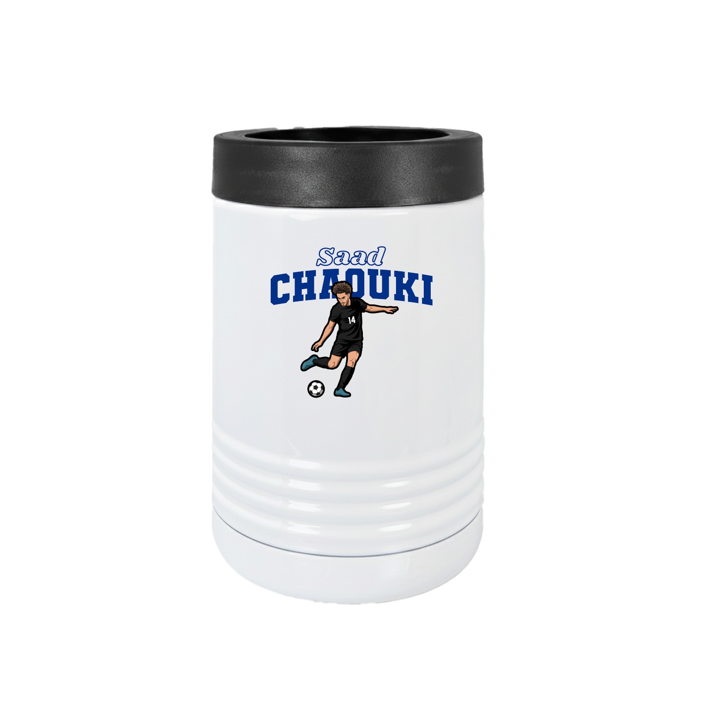Beverage Holder — Name Arch in White