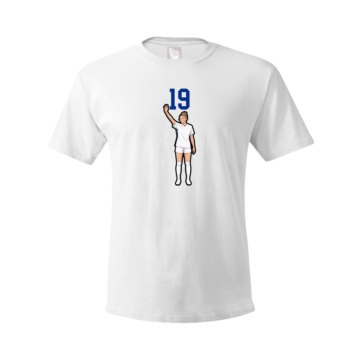 Tee — Number Top in White