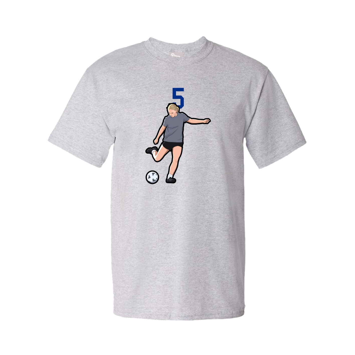Tee — Number Top in Grey